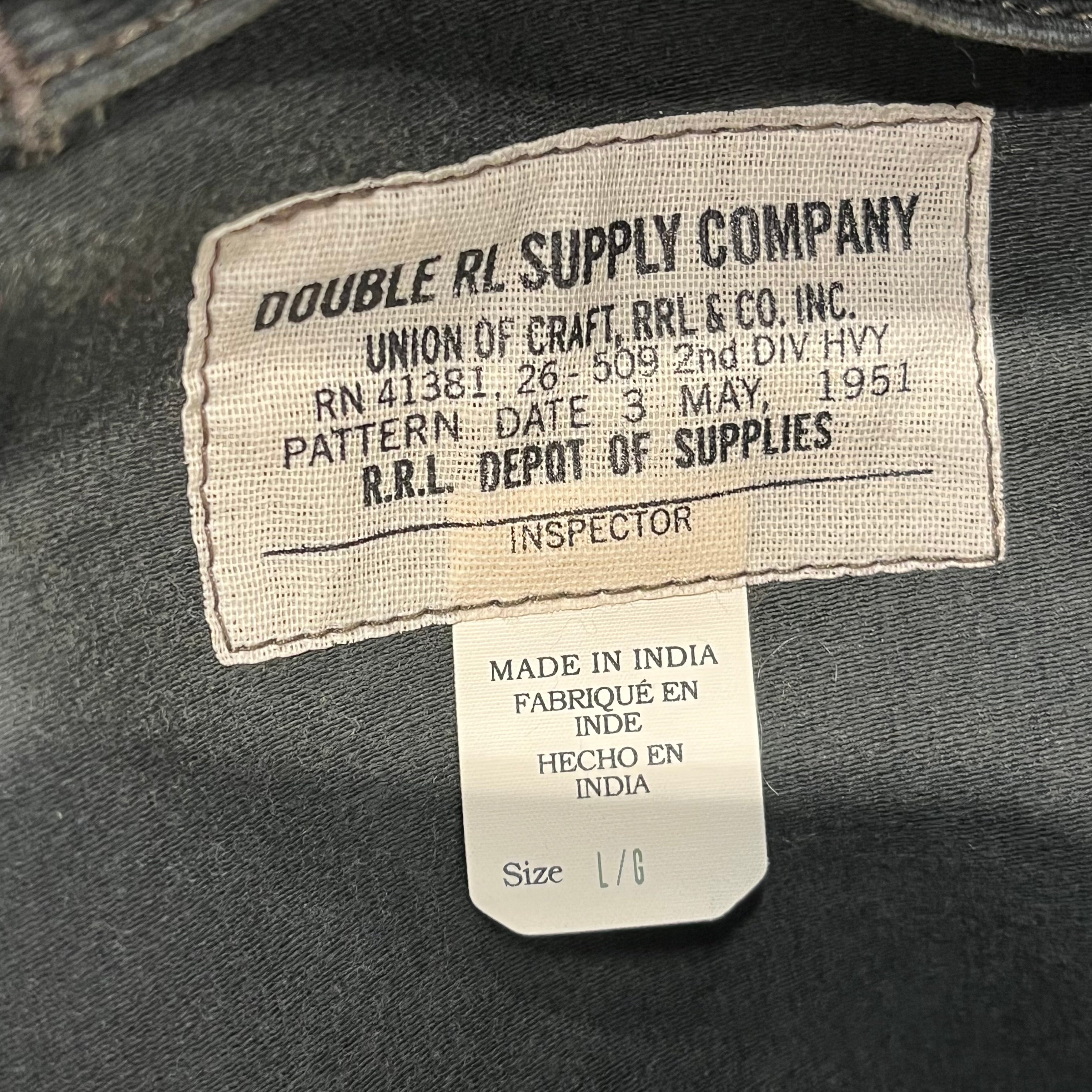 RRL/Jacket/L/Cotton/GRN/41381 DECK JACKET ZIP BUTTONS view 4