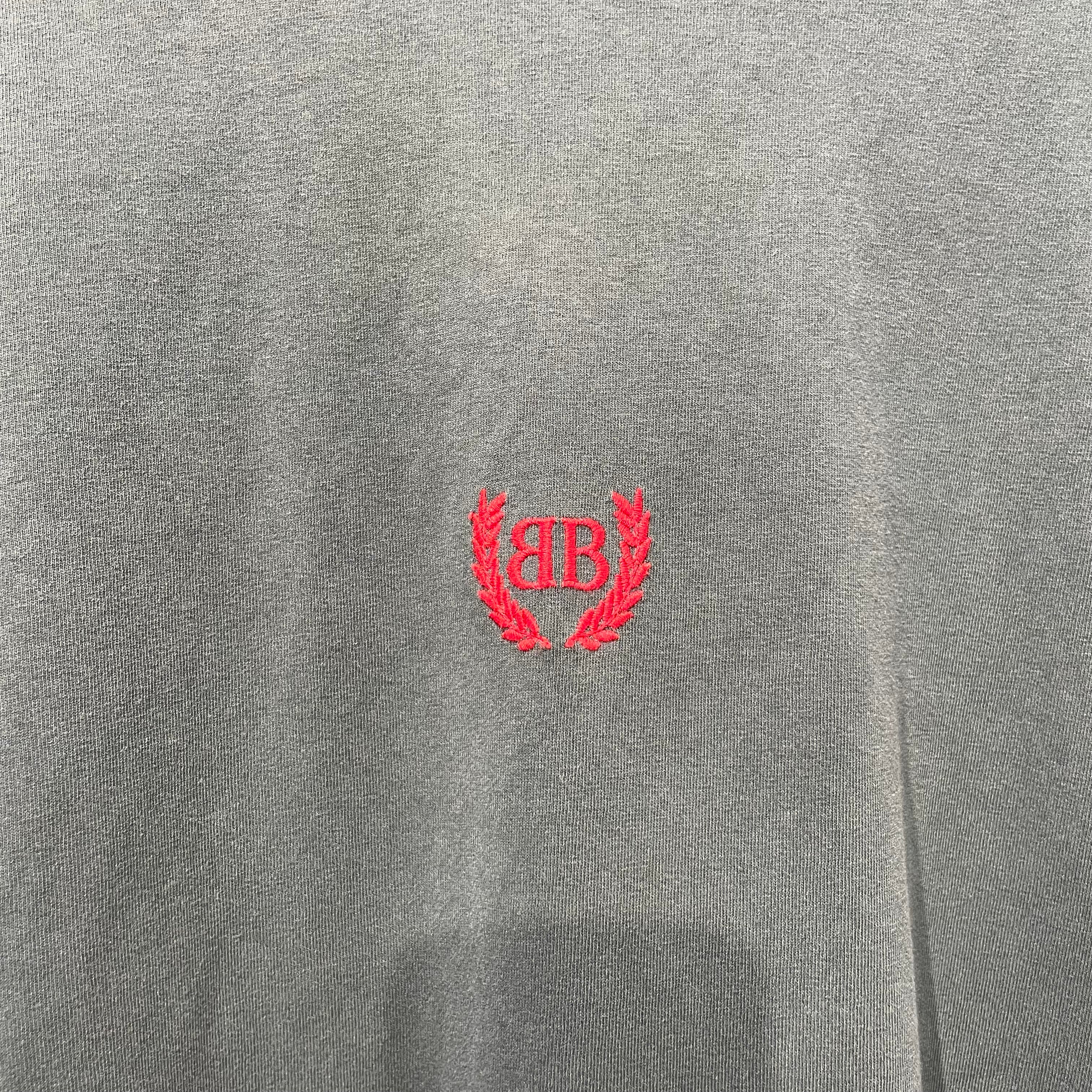 BALENCIAGA/T-Shirt/XL/Cotton/GRN/RED STITCHED LOGO view 3