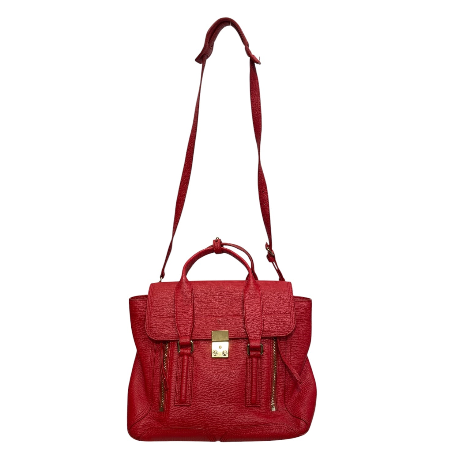 3.1 phillip lim/Cross Body Bag/Leather/RED/ view 1