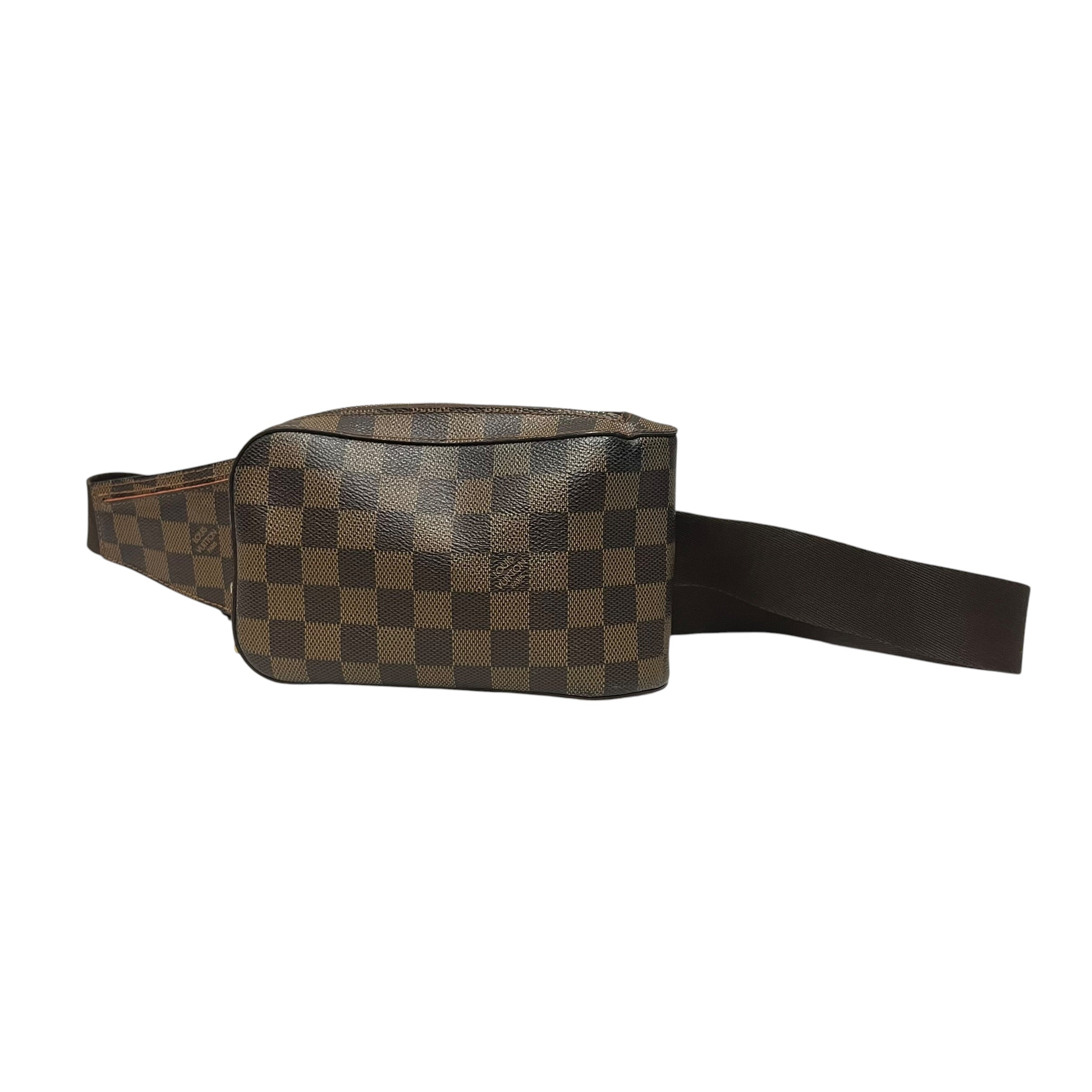 LOUIS VUITTON/Fanny Pack/Monogram/Leather/BRW/loius vuitton damier fannypak view 1