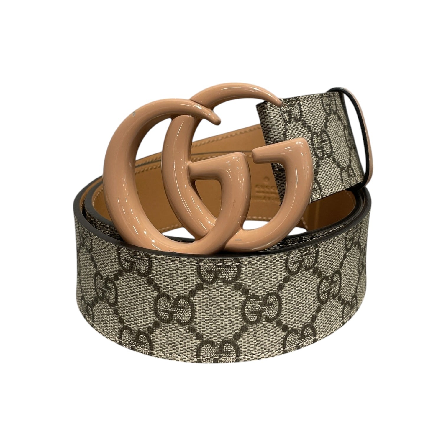GUCCI/Belt/Monogram/Leather/BEG/L's/GG Supreme Beige Belt view 1