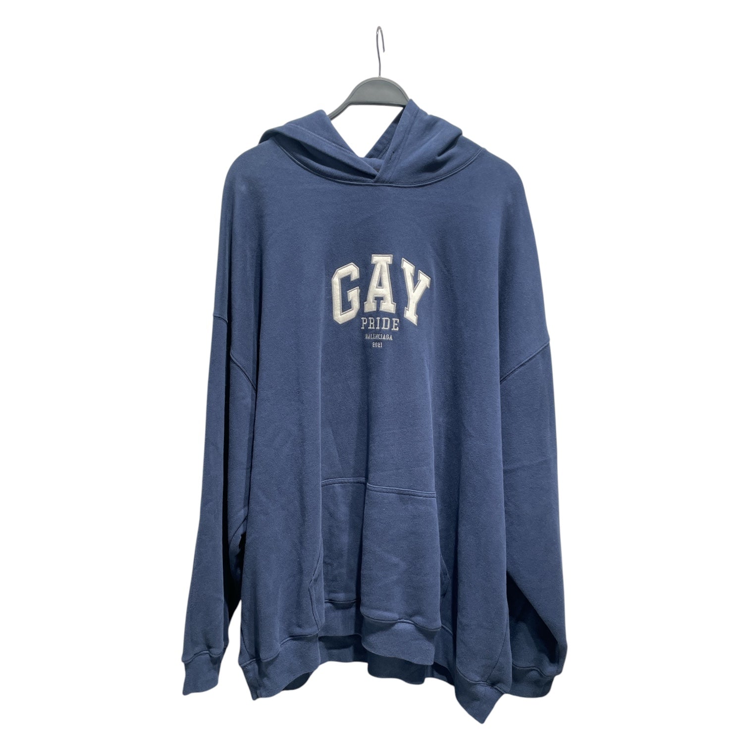 BALENCIAGA/Hoodie/M/Cotton/NVY/Oversize/GAY PRIDE view 1