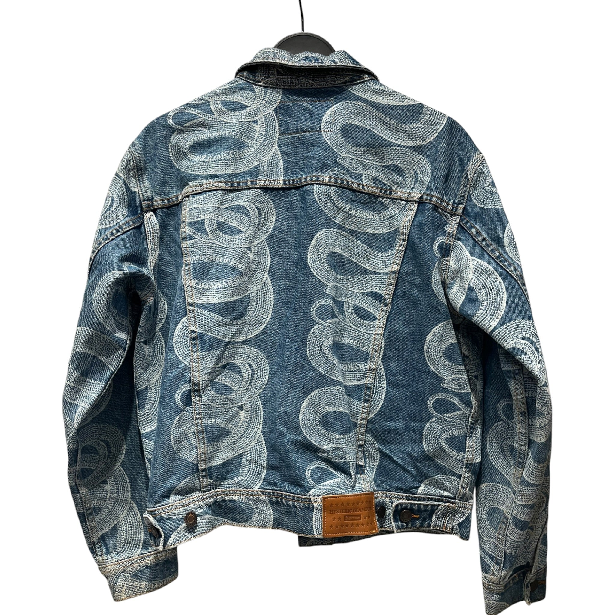 Supreme/HYSTERIC GLAMOUR/Denim Jkt/S/Denim/IDG/All Over Print/Snake Print view 2