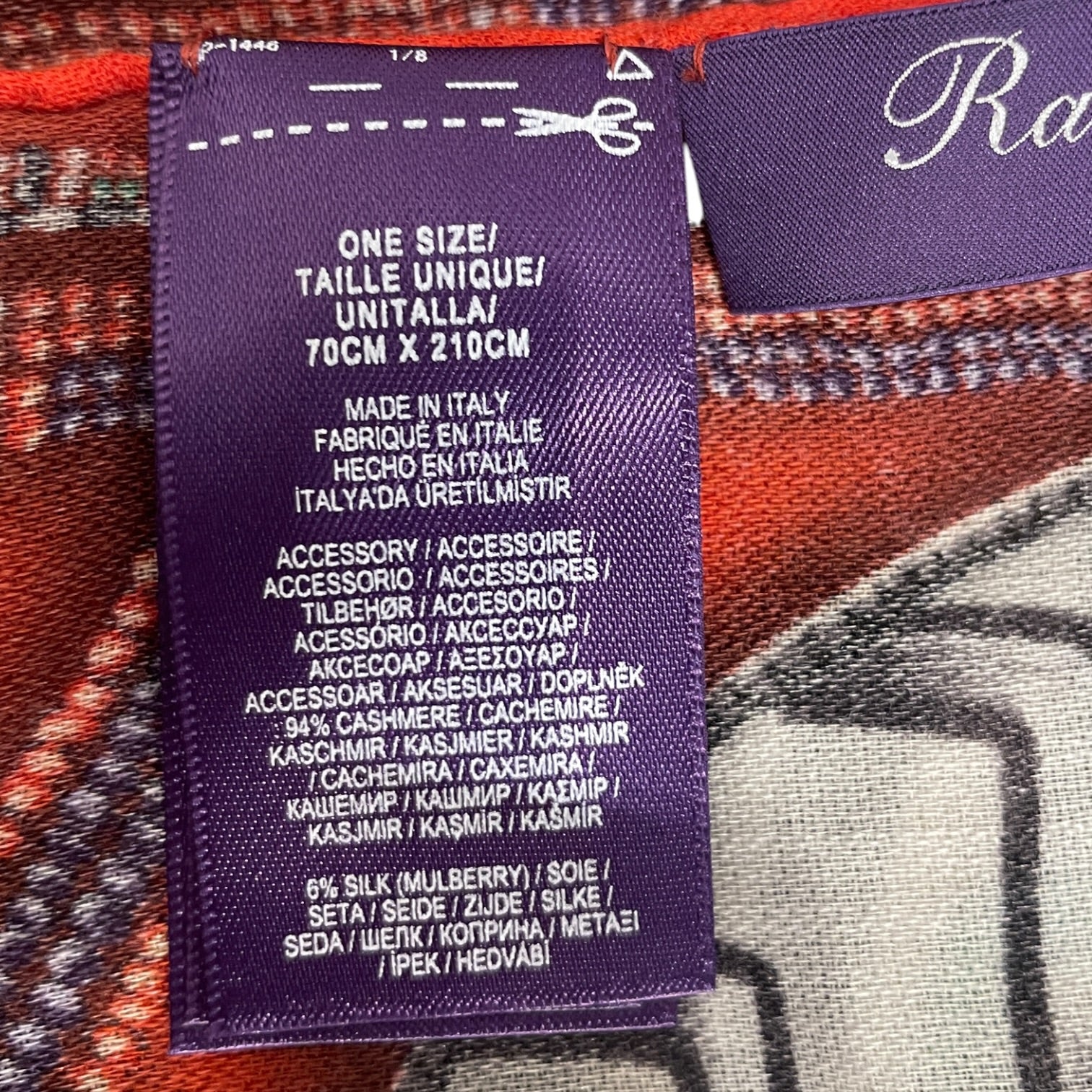 RALPH LAUREN PURPLE LABEL/Accessories/All Over Print/Silk/MLT/L's/RL PURPLE LABEL SAFARI PRINT view 4
