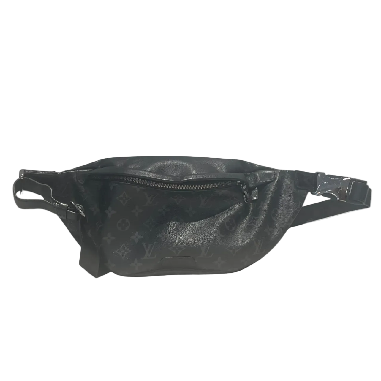 LOUIS VUITTON/Cross Body Bag/Monogram/Leather/BLK/BUMBAG view 1