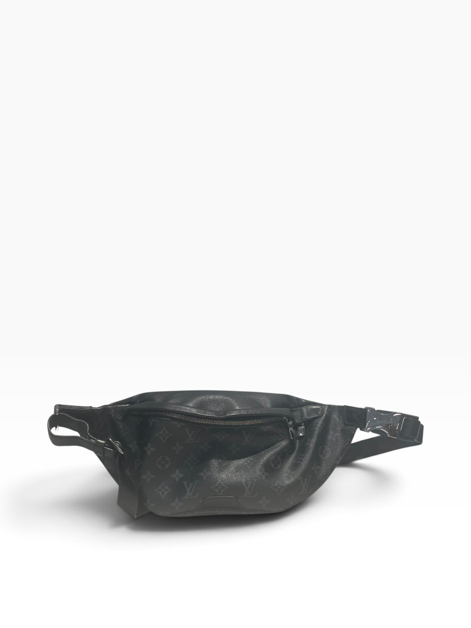 LOUIS VUITTON/Cross Body Bag/Monogram/Leather/BLK/BUMBAG view 1