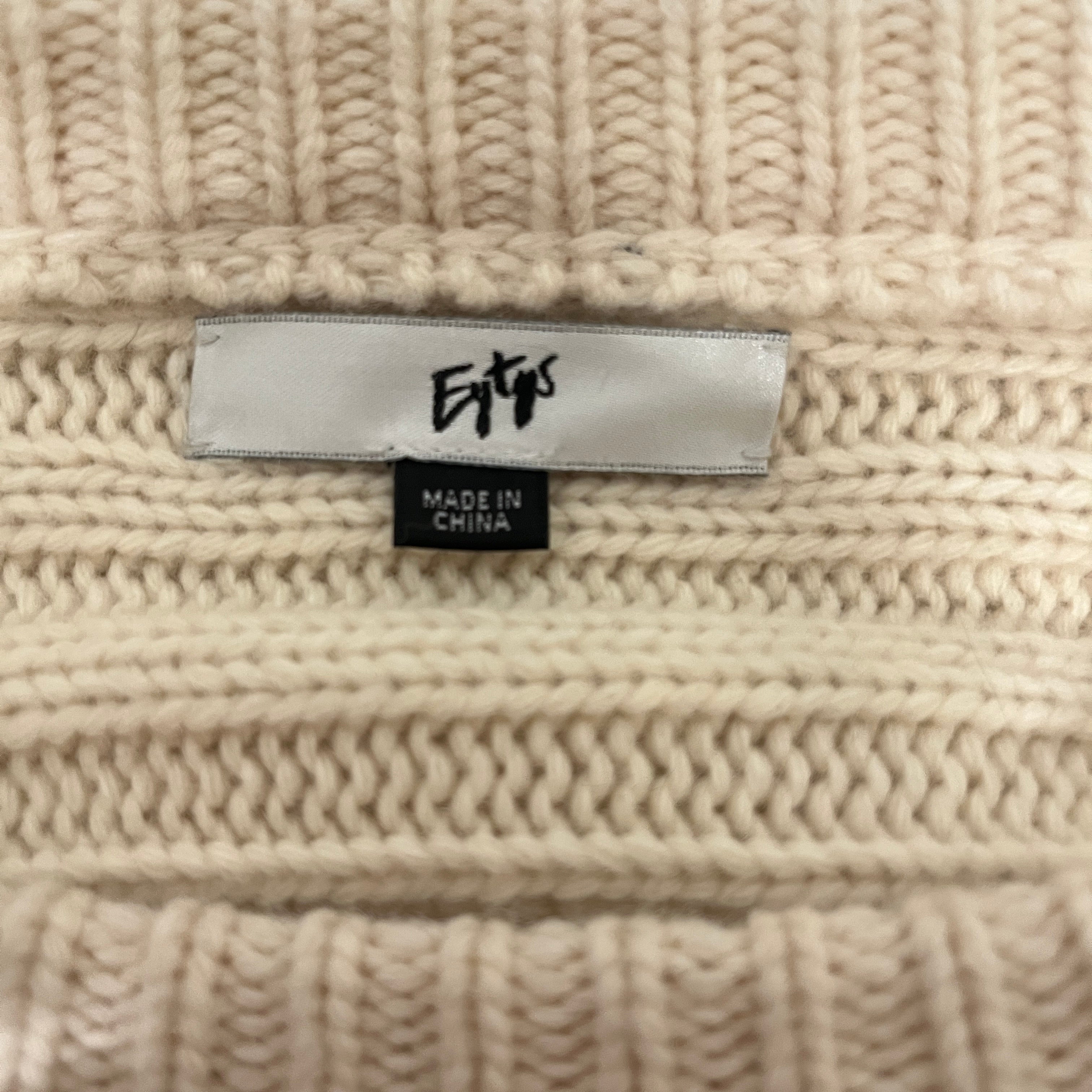 EYTYS/Heavy Sweater/M/Cotton/WHT/Oversize/HEAVY KNIT SWEATER view 3
