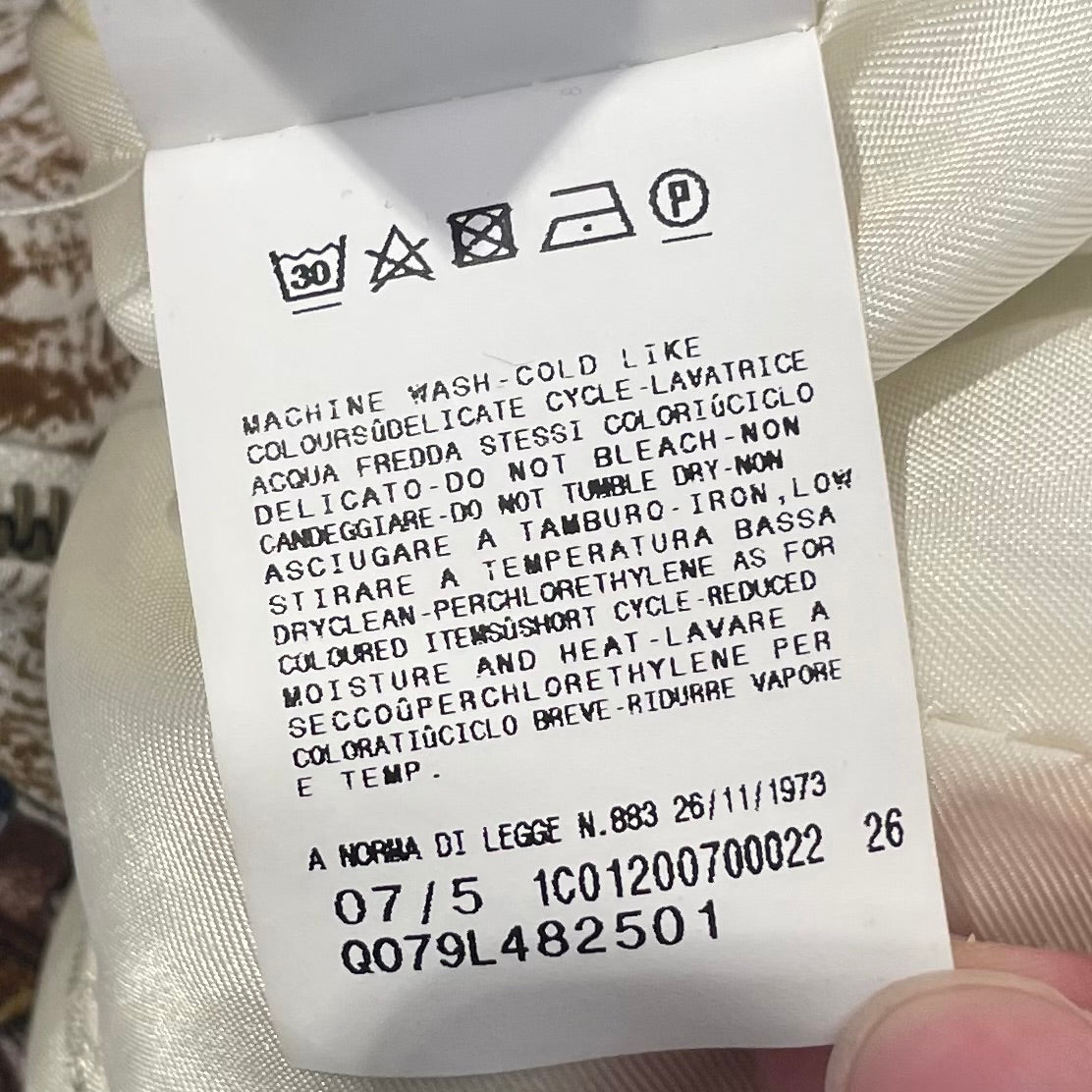 Just cavalli/Jacket/42/All Over Print/Polyester/CRM/JUST CAVALI GOLD/PLAID PATTERN view 4