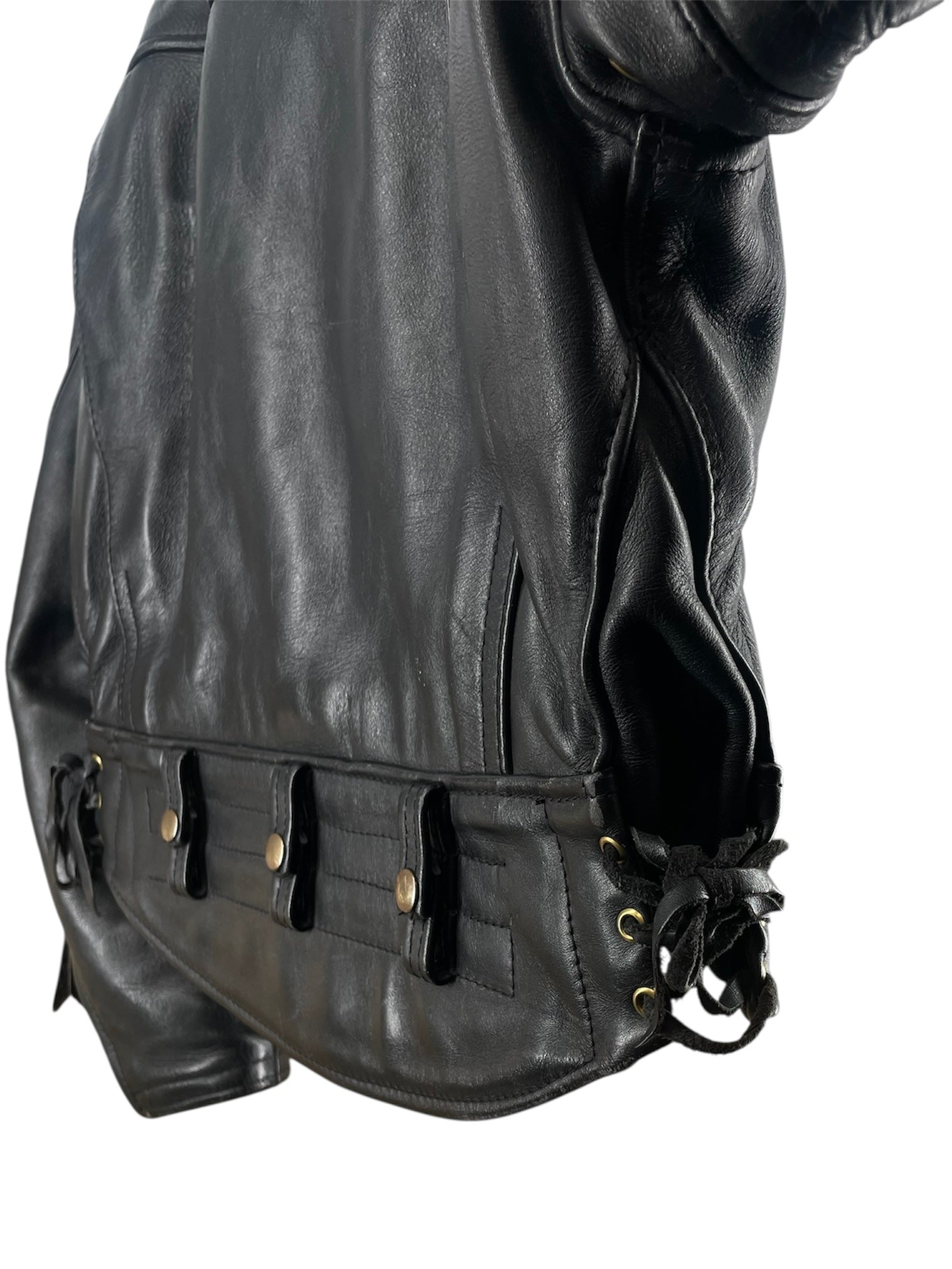 LANGLITZ LEATHERS/Leather Jkt/S/Leather/BLK/by willaim f view 3