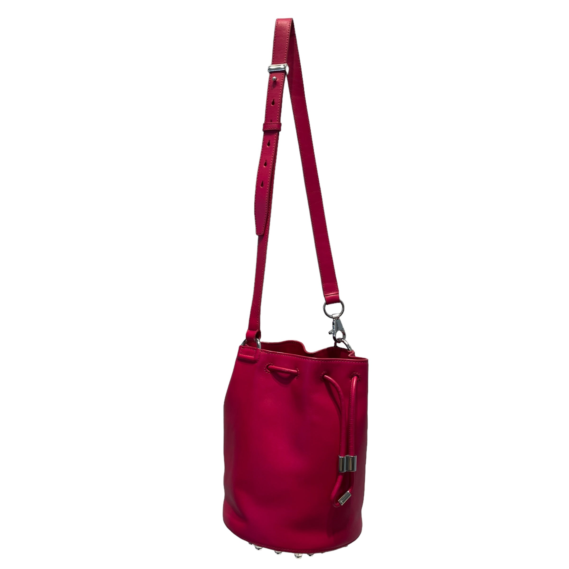 Alexander Wang/Cross Body Bag/Leather/PNK/BUCKET BAG view 1