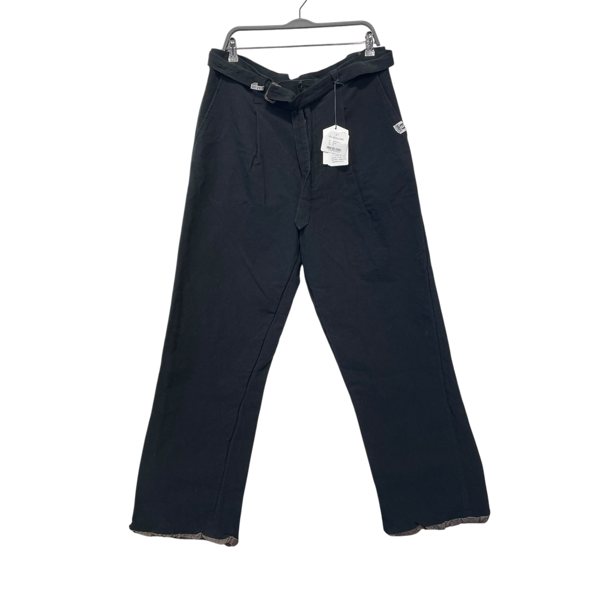 MIHARA YASUHIRO/Pants/48/Cotton/BLK/ view 1