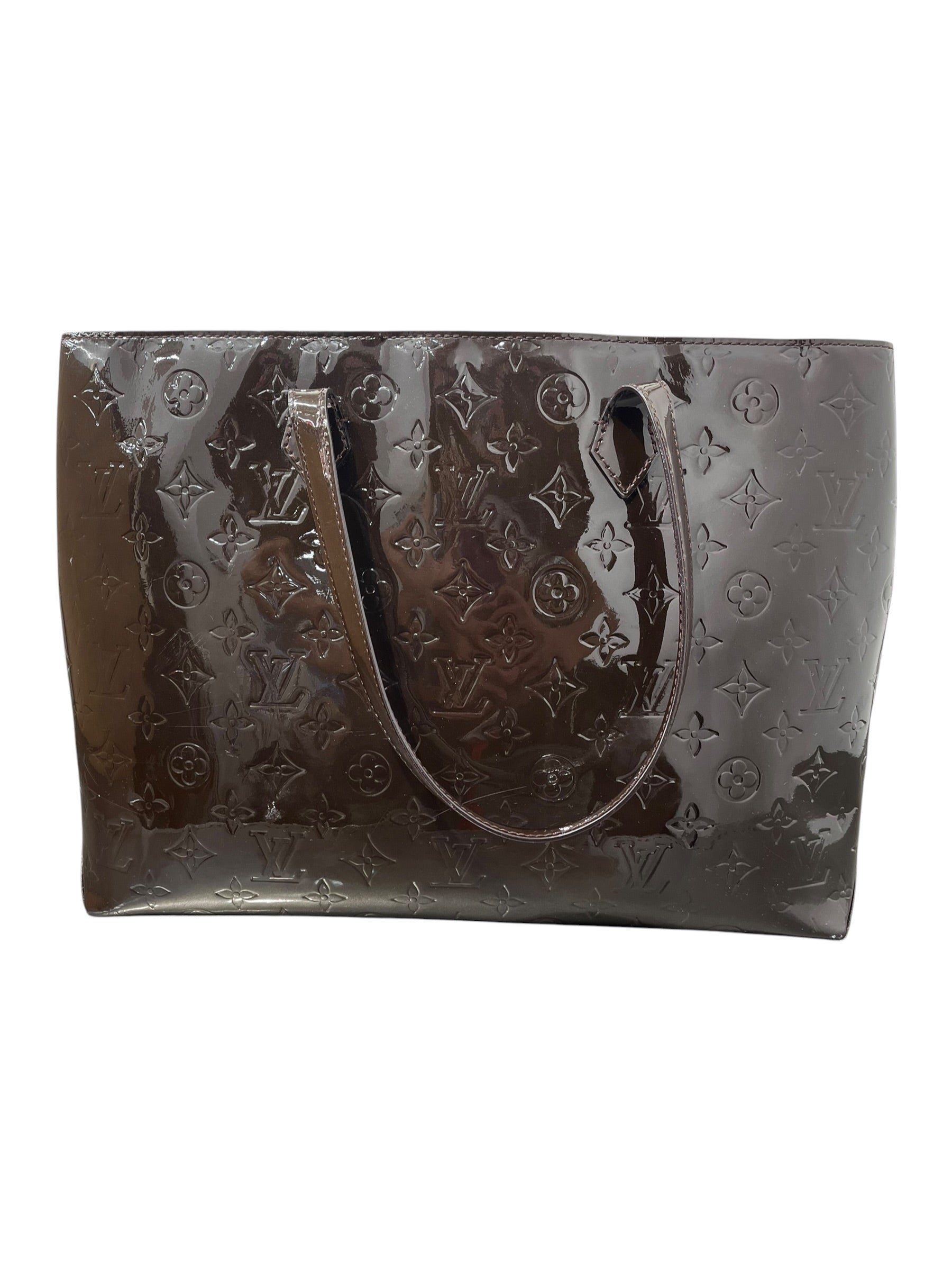 LOUIS VUITTON/Bag/Monogram/Leather/BLK/VERNIS WILSHIRE MONOGRAM TOTE view 2