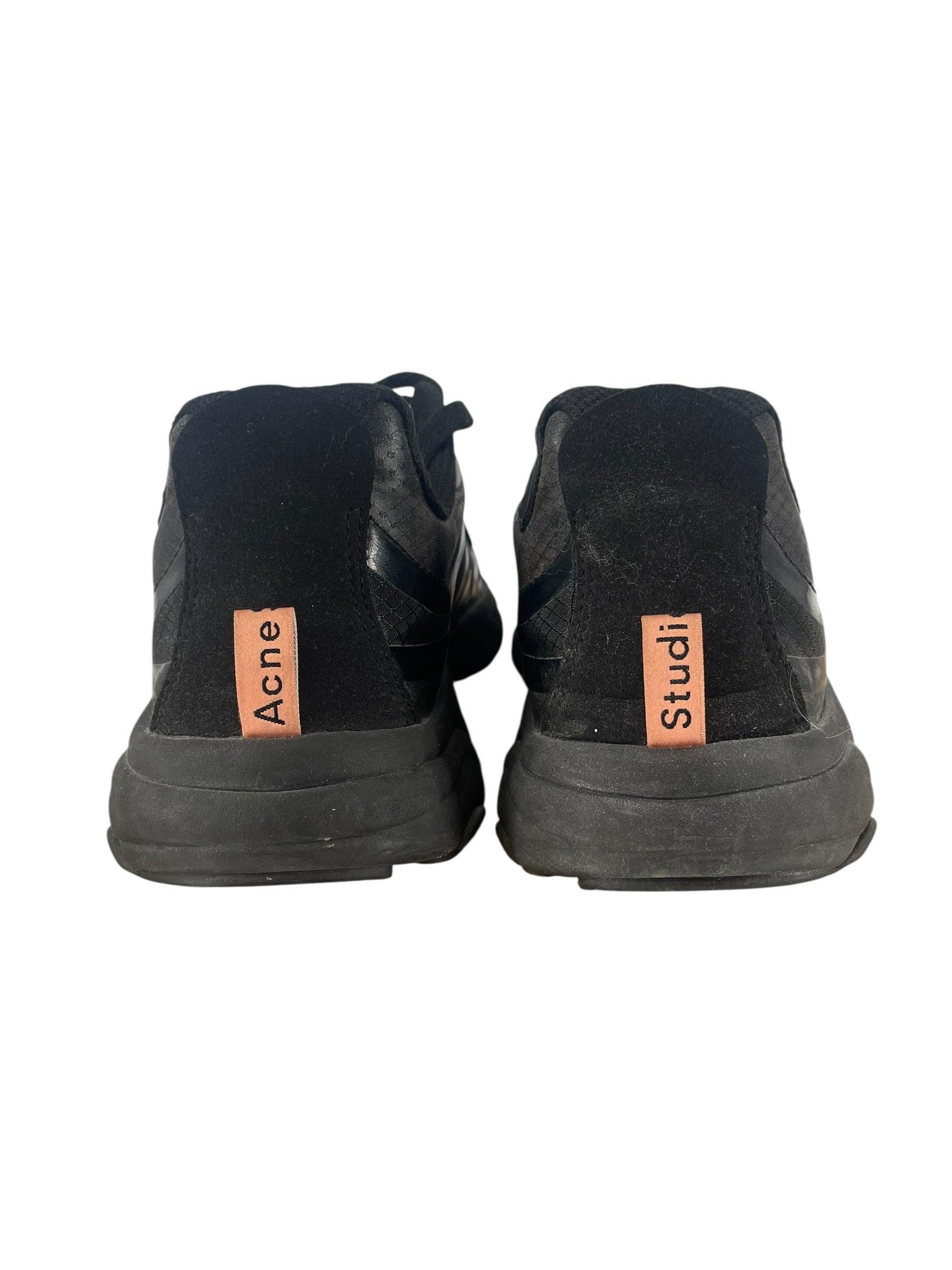 Acne Studios/Low-Sneakers/EU 42/Nylon/BLK/U-Tip/BLK BUZZ RIPSTOP TRAINER 20142 view 4