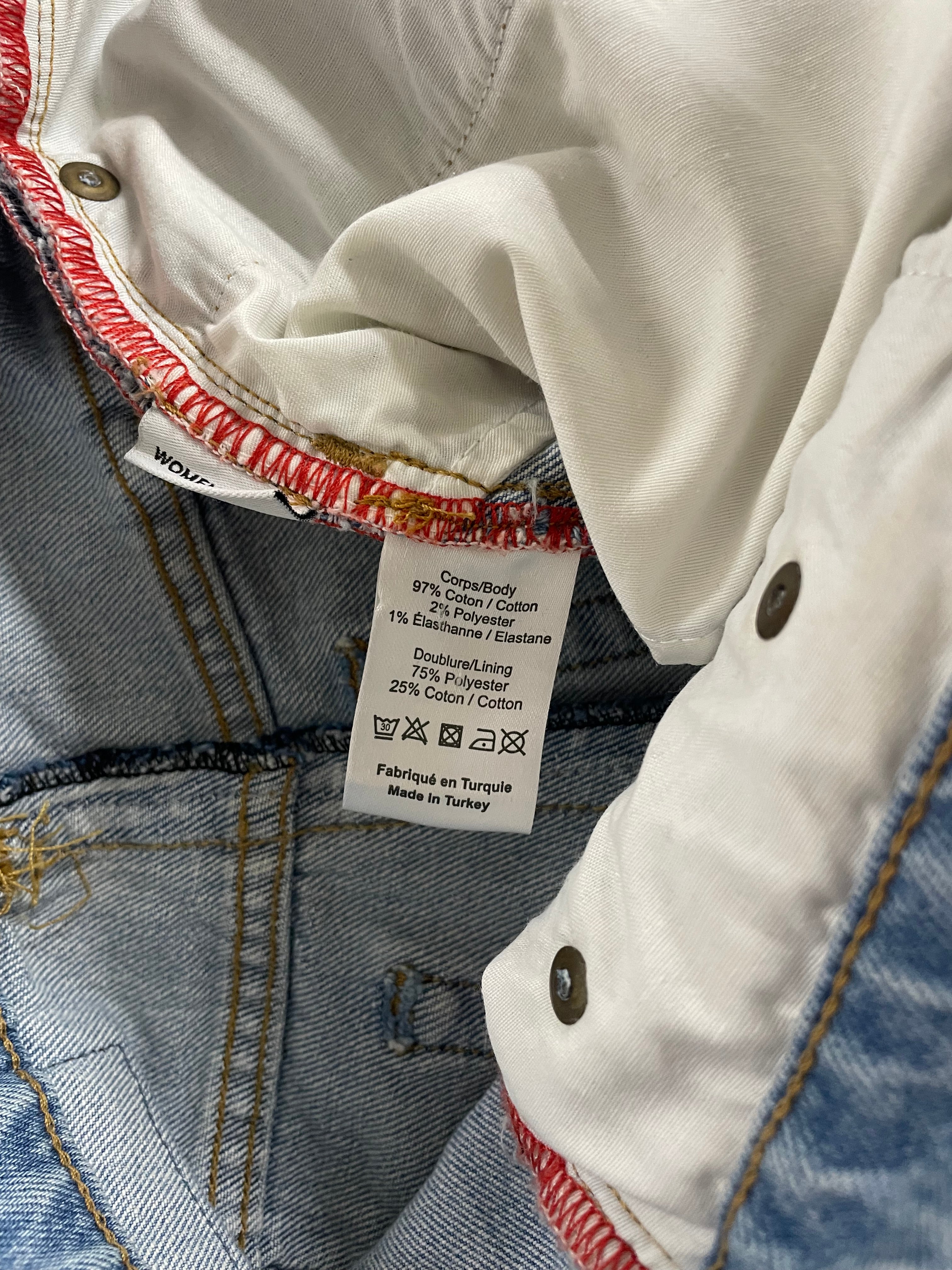 Y/PROJECT/Straight Pants/26/Cotton/WHT/STRAIGHT LEG FLARED LIGHT JEAN view 4