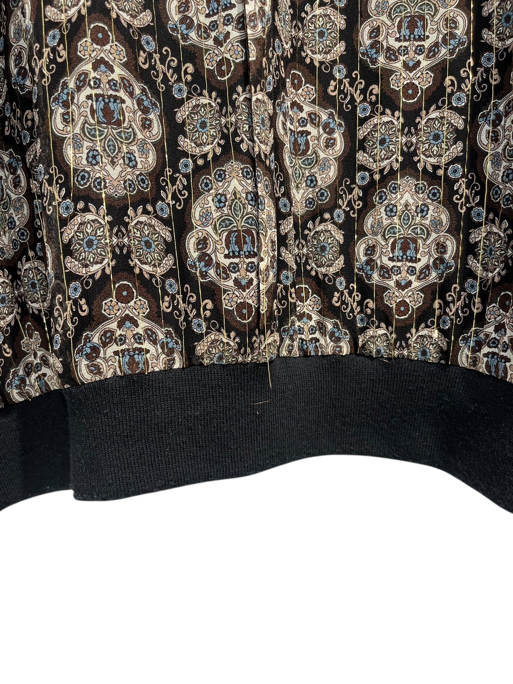 UNDERCOVER/Blouson/4/Silk/BLK/Floral Pattern/SHEER SILK BLOUSON 2025 view 3