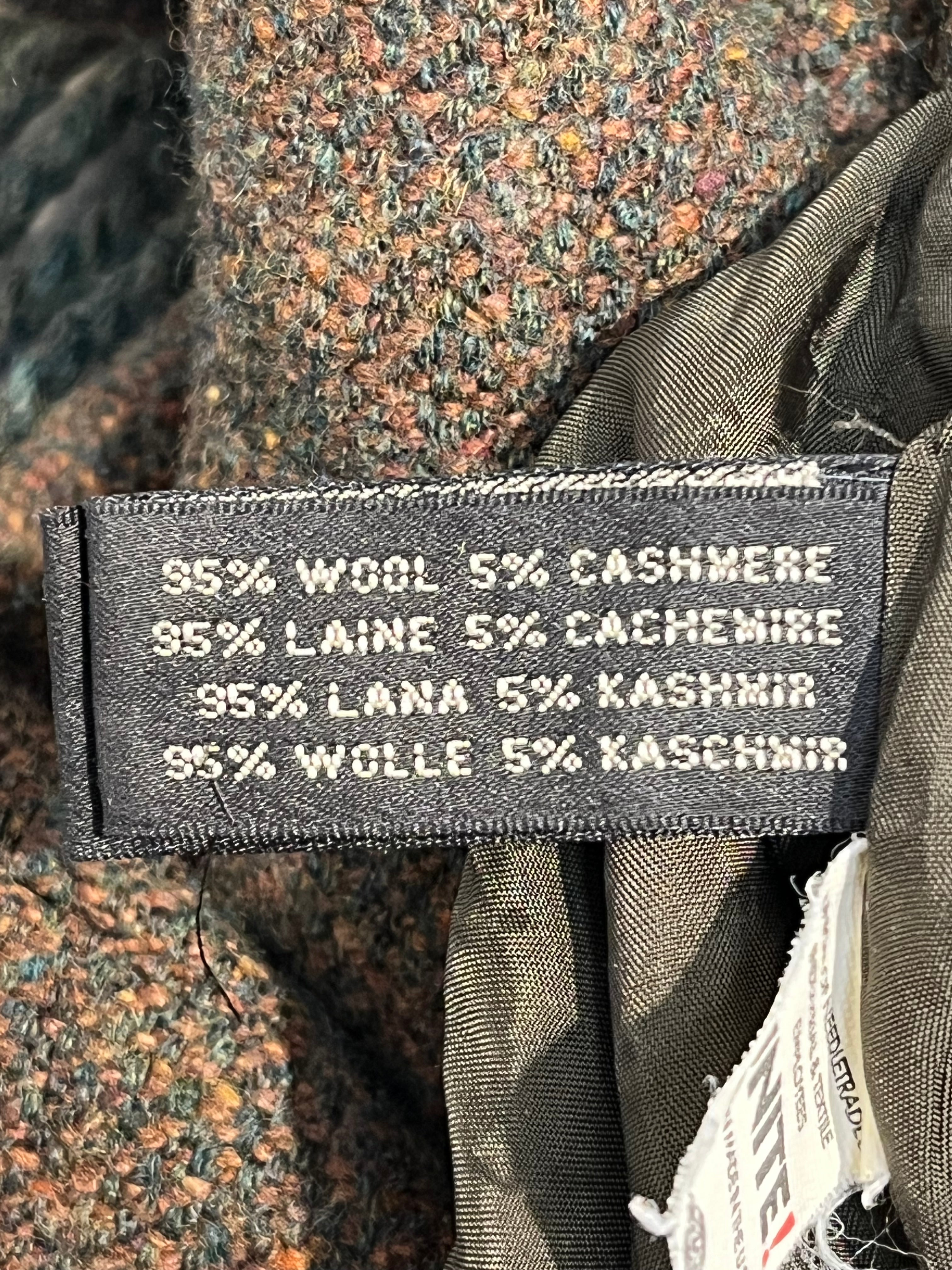 RALPH LAUREN/Skirt/8/Wool/GRN/FRINGE AT BOTTOM LACK LABEL view 3