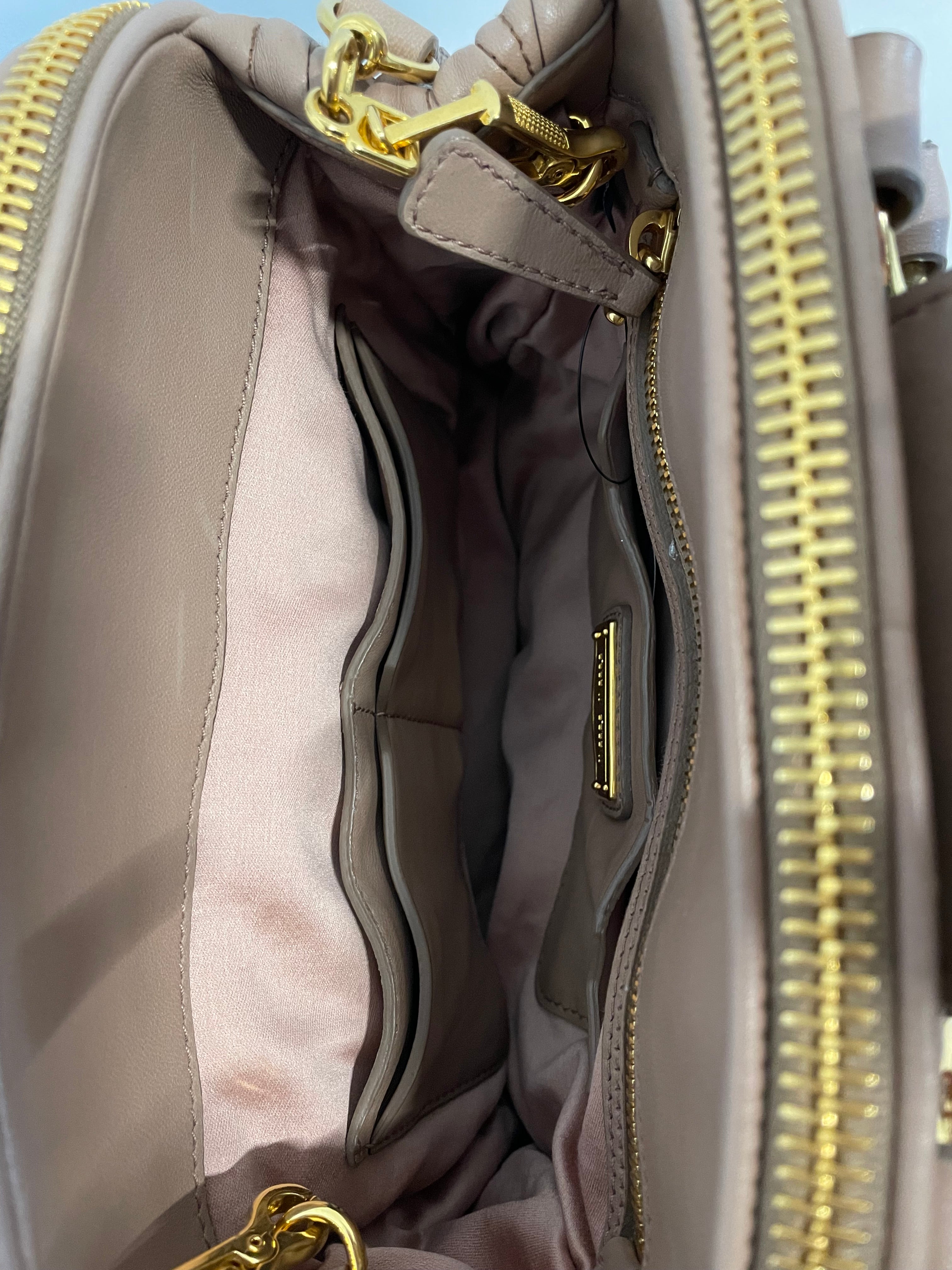 MIU MIU/Bag/Leather/BEG/Matelasse nappa pink beige view 4
