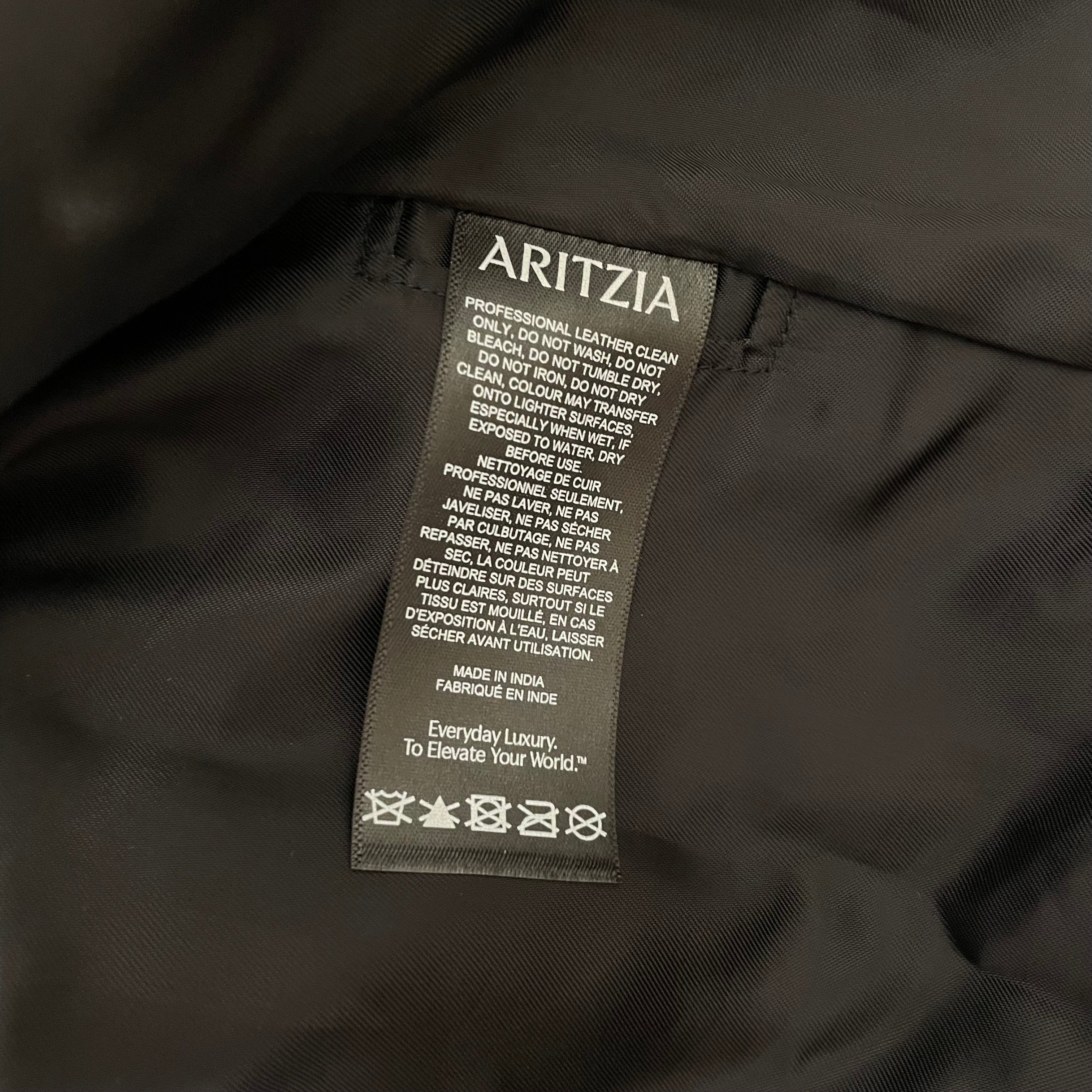 ARITZIA/Leather Jkt/4/Leather/BLK/GILLIAN view 6