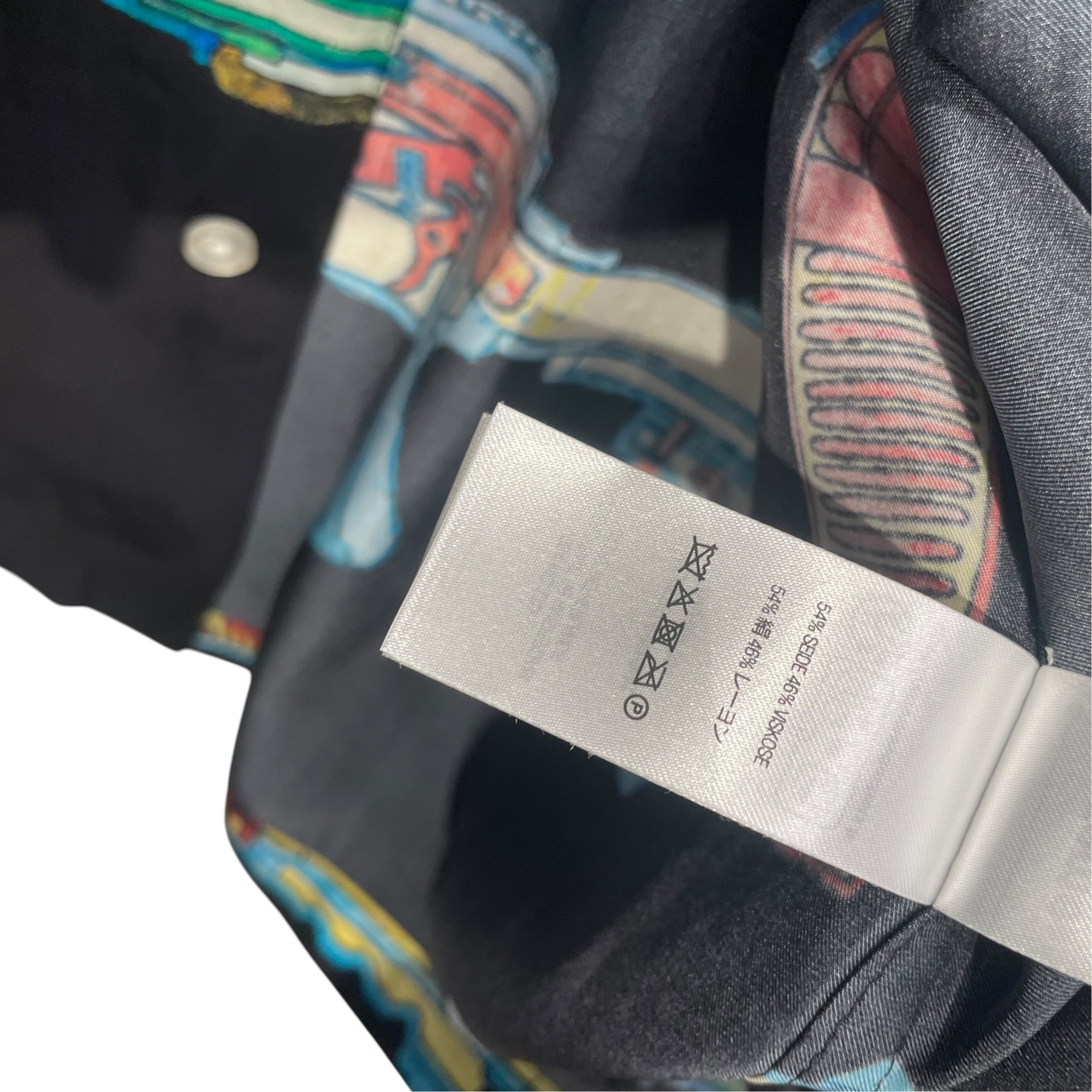 Supreme/Polo Shirt/S/Rayon/BLK/All Over Print/SUPREME BLK MLT GUN PRINT SS view 4