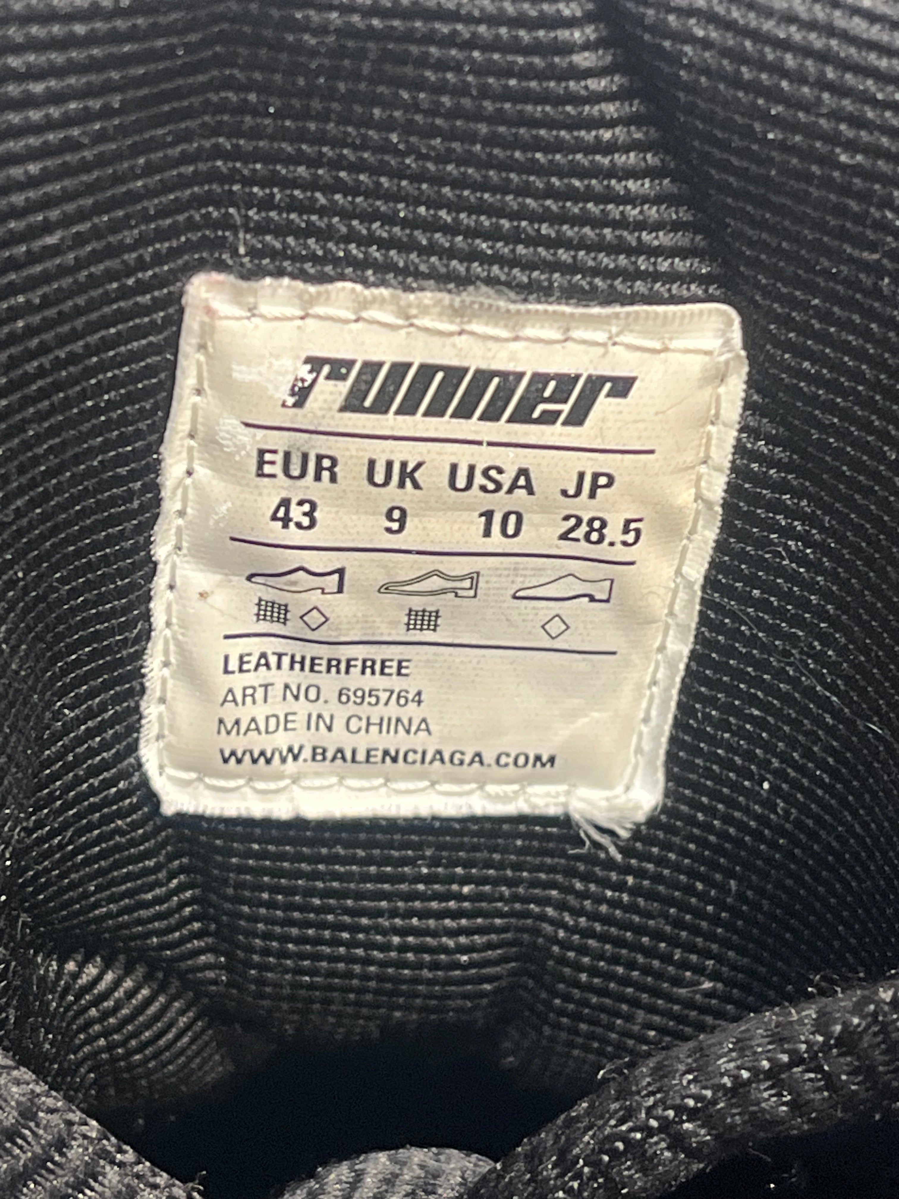 BALENCIAGA/Hi-Sneakers/EU 43/BLK/chunkyu sole with glue view 8