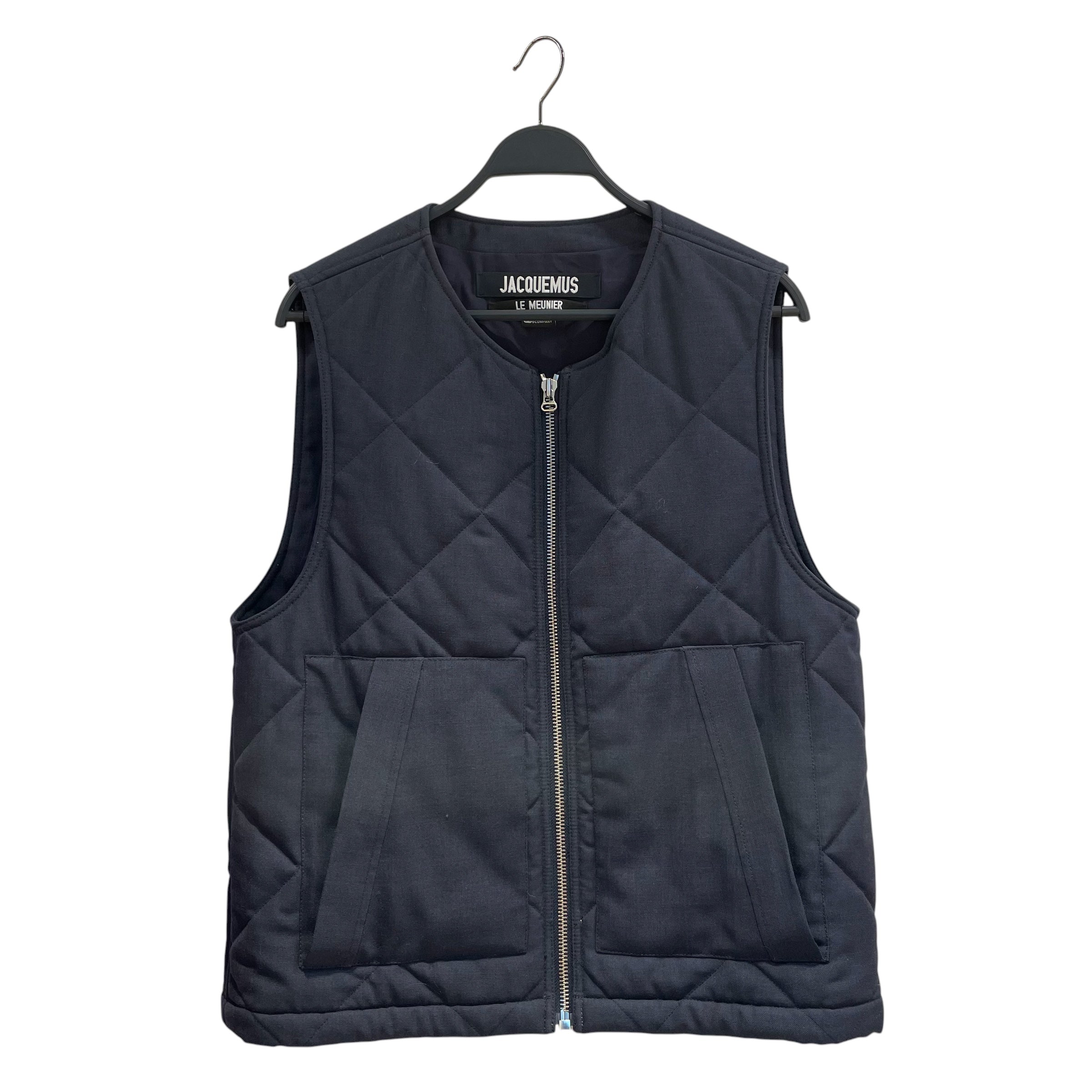 JACQUEMUS/Vest/46/NVY/ view 1