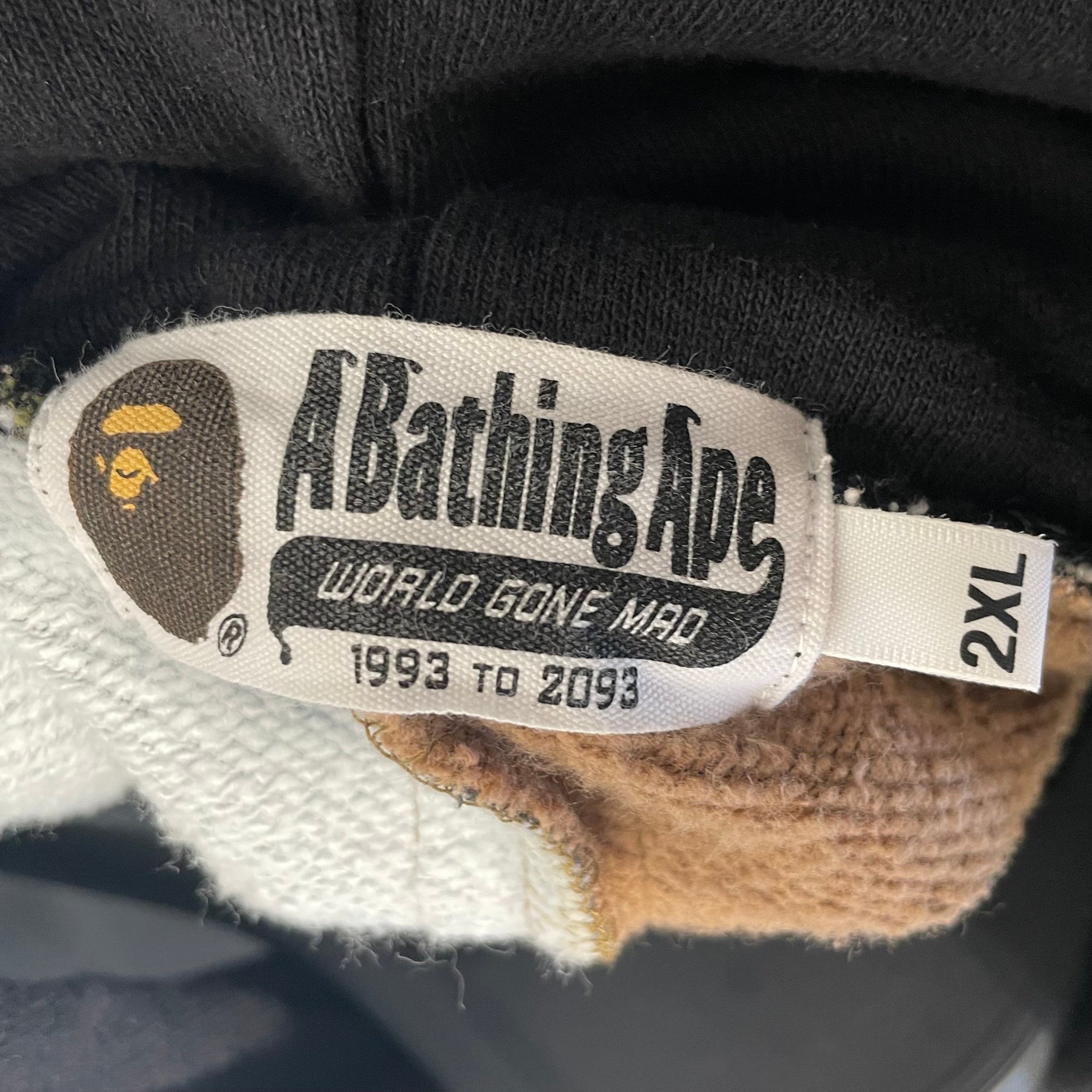 A BATHING APE/Hoodie/XXL/Camouflage/Cotton/MLT/multicam pulover view 3