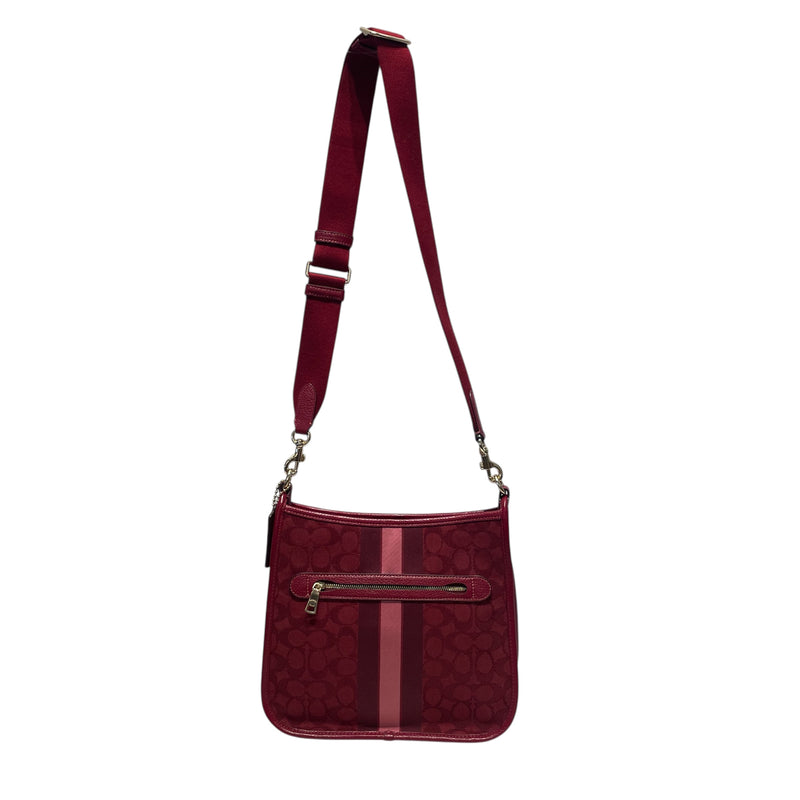 COACH/Cross Body Bag/Cotton/BRD/DEMPSEY