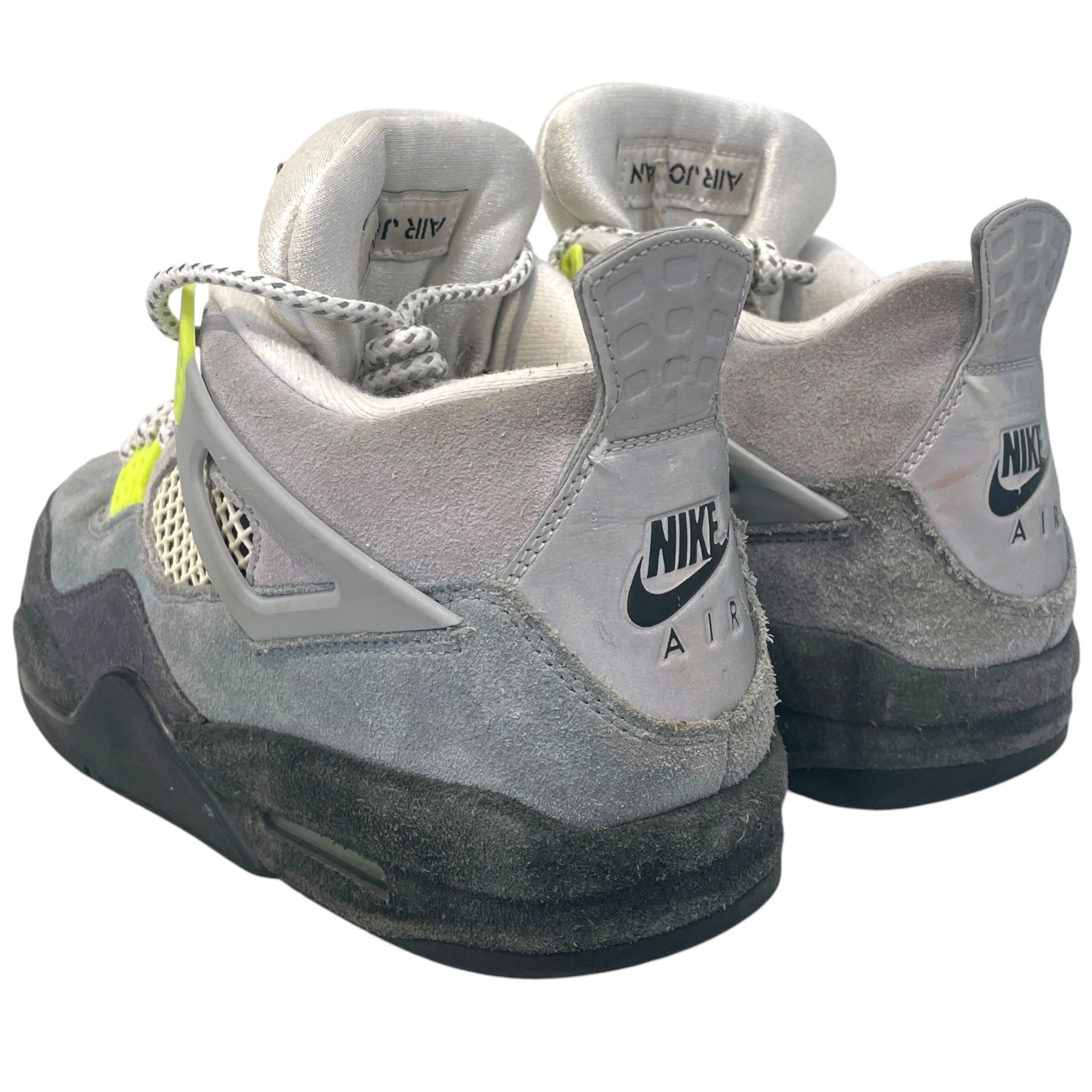 JORDAN BRAND/Hi-Sneakers/US 8/Suede/GRY/Jordan 4 Retro SE Neon 95 view 2