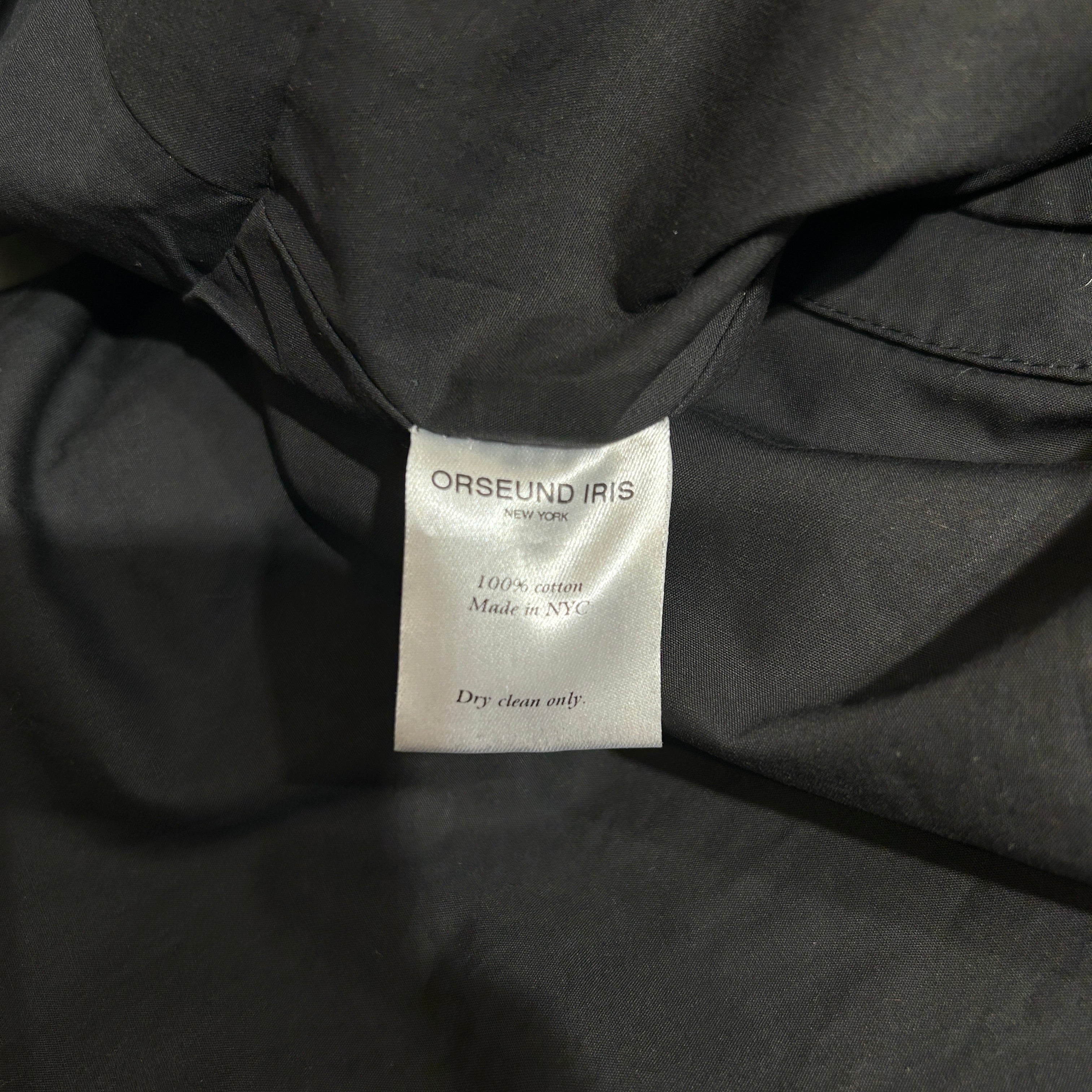 ORSEUND IRIS/Straight Pants/M/Nylon/BLK/Cargo Pants view 4