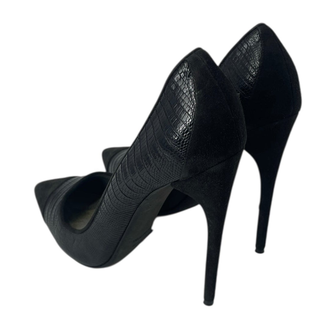 TOM FORD/Heels/US 7/Leather/BLK/SUEDE & SKIN view 2