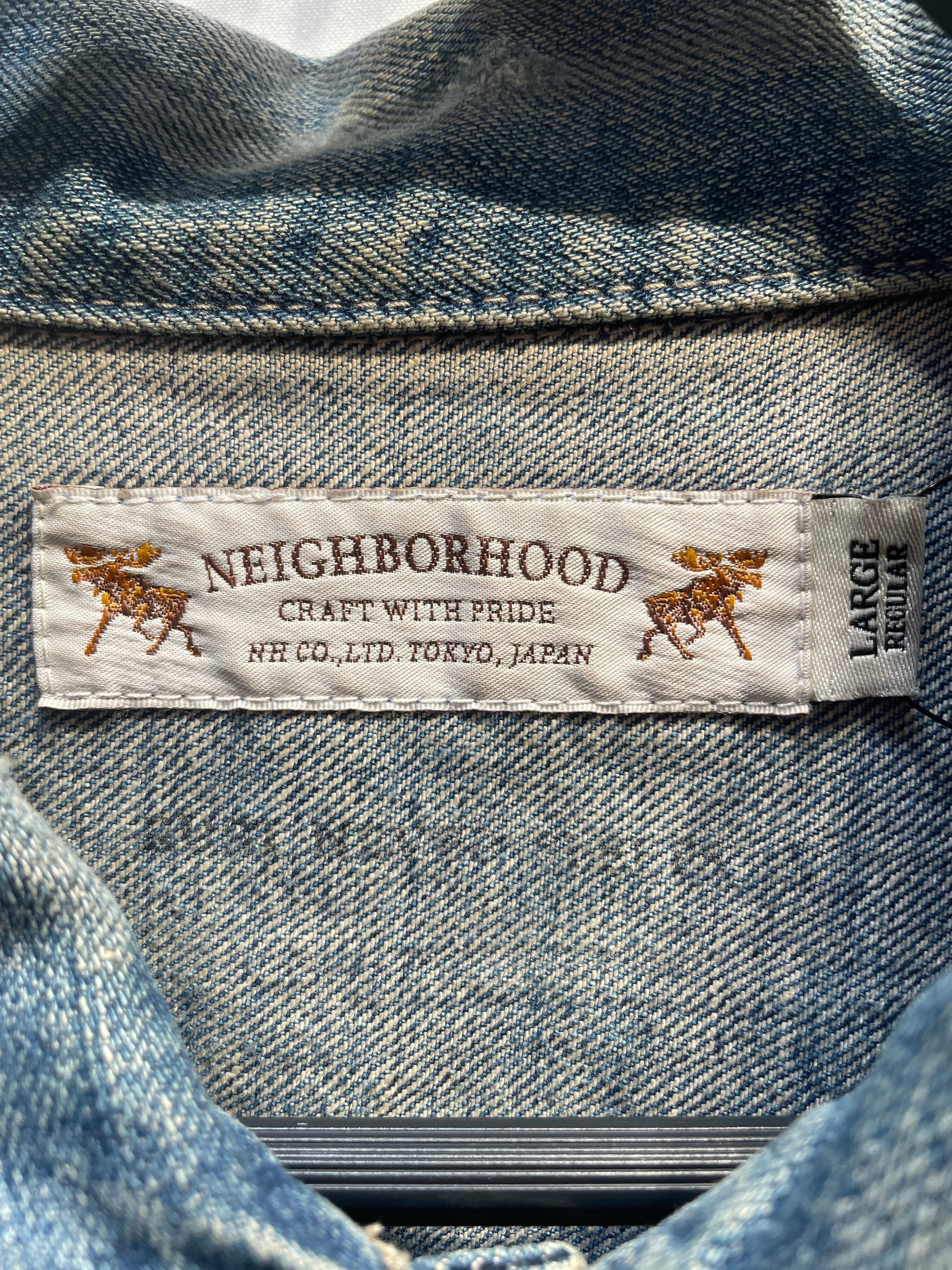NEIGHBORHOOD/Denim Jkt/L/Denim/BLU/ view 3