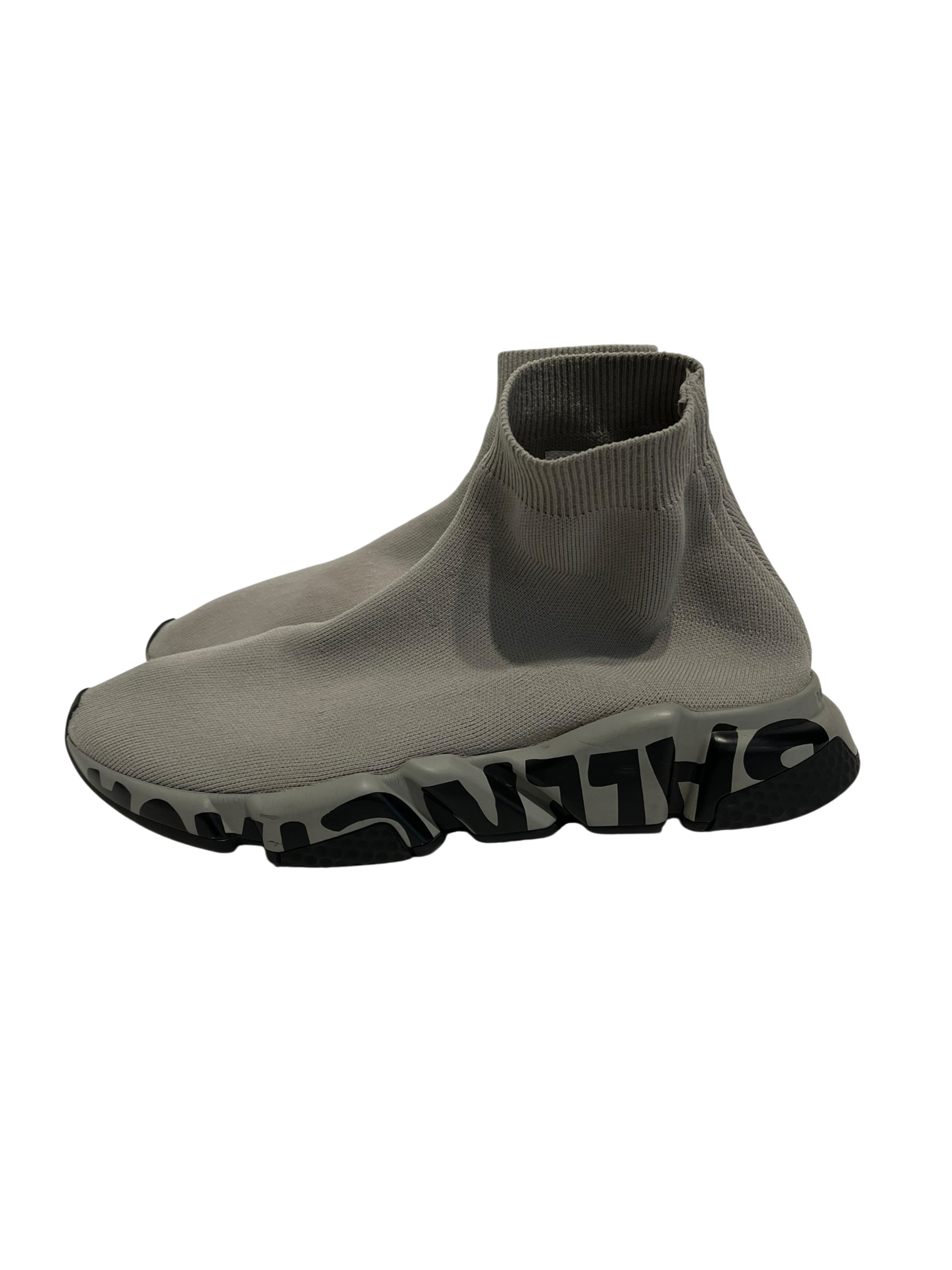 BALENCIAGA/Hi-Sneakers/US 9/Cotton/GRY/Speed Trainers view 7