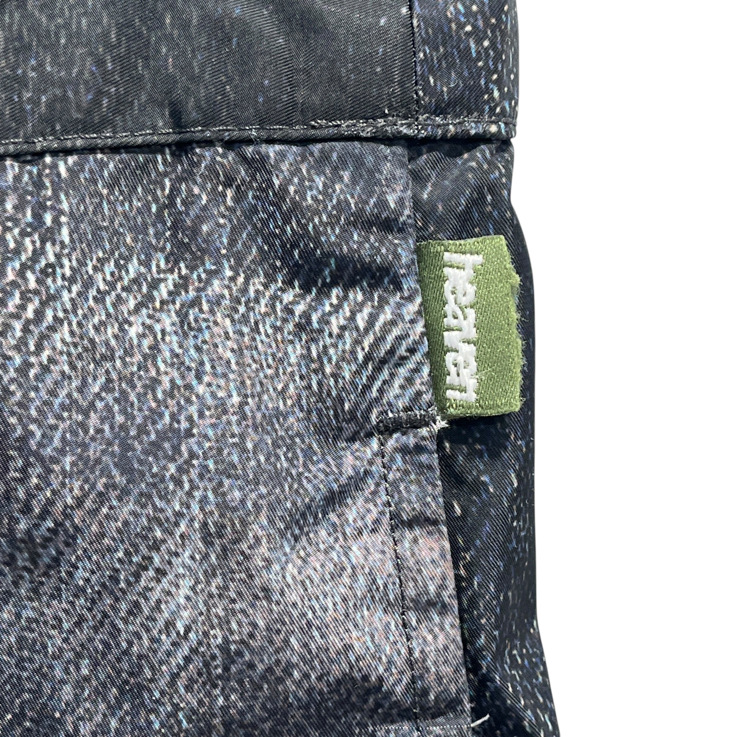 Heaven By Marc Jacobs/Bladee/Straight Pants/S/Graphic/Polyester/BLU/PRINTED DISTRESSD JEAN PANT view 8