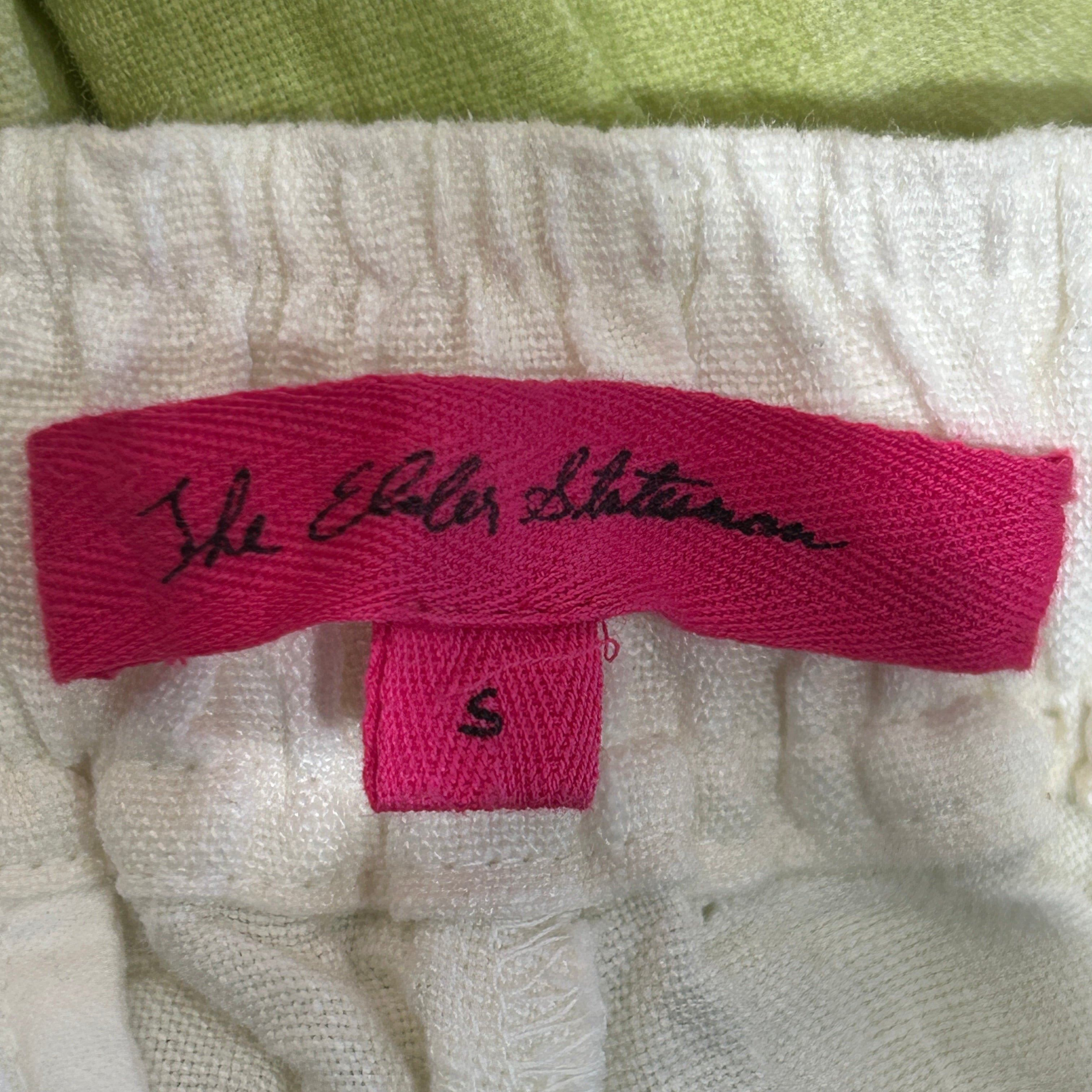 The Elder Statesman/Shorts/S/Cotton/WHT/SULFUR GRADIENT WMNS view 3