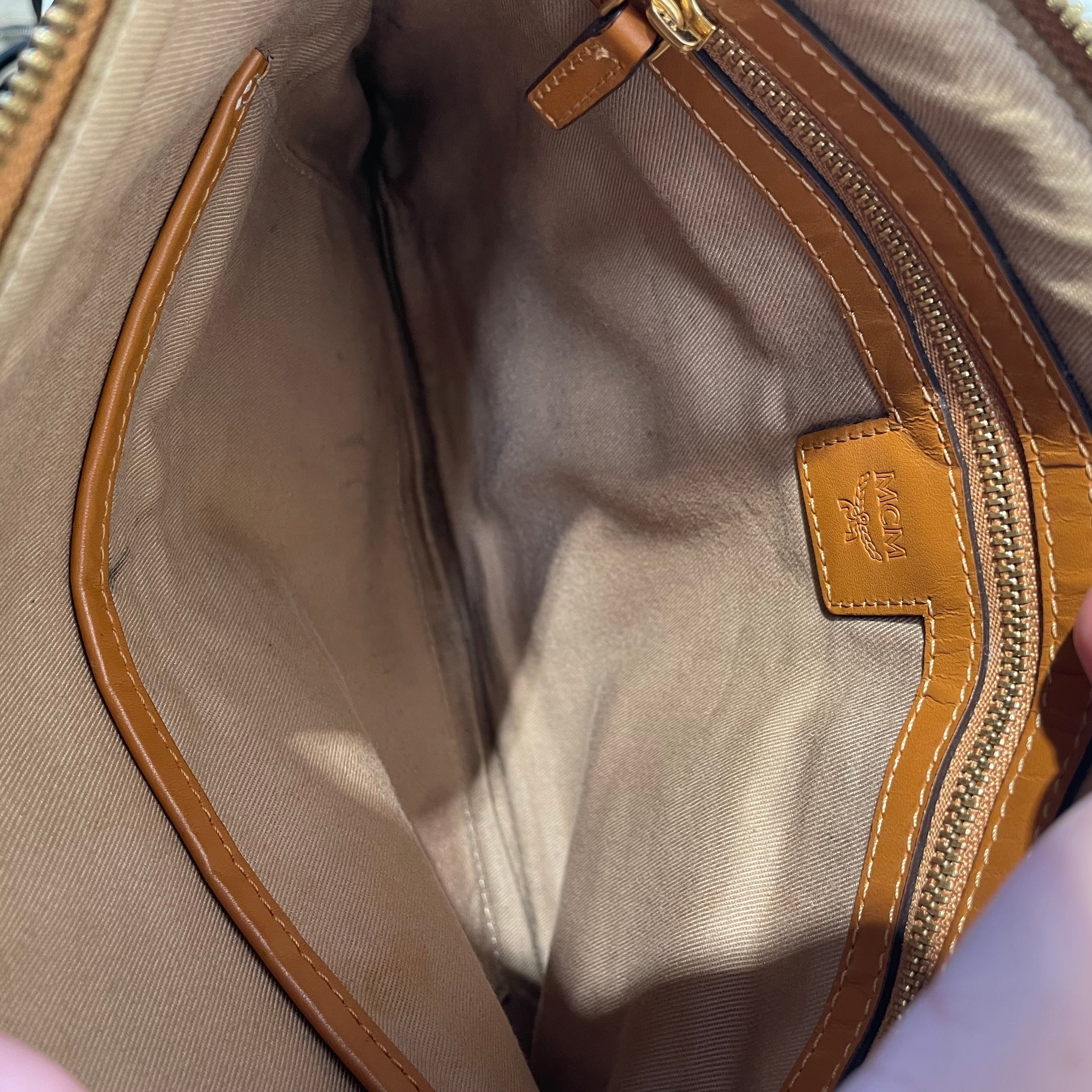 MCM/Cross Body Bag/M/Monogram/Leather/BRW/ view 6