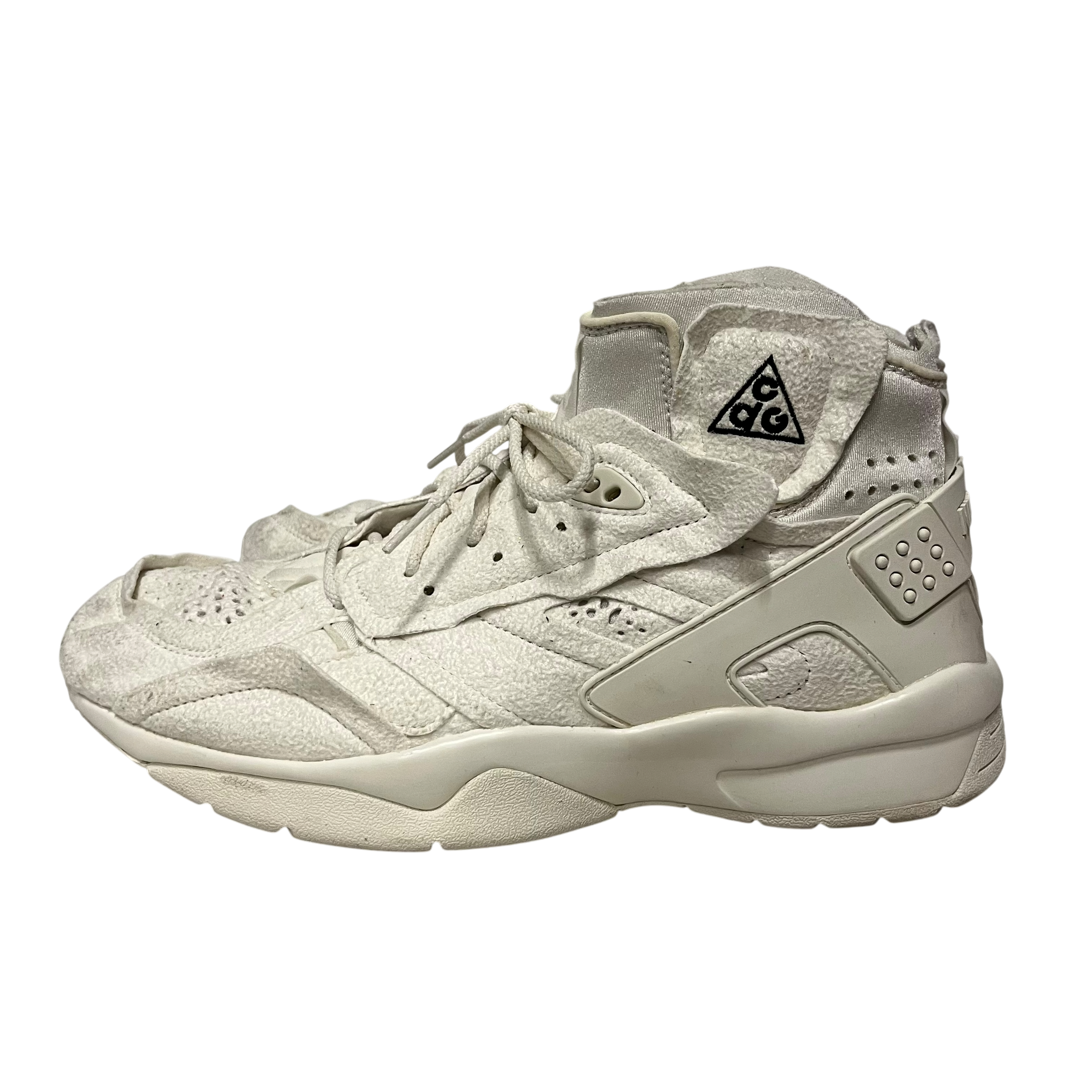 NIKE ACG/COMME des GARCONS/Hi-Sneakers/US 11/WHT/air mowab view 3