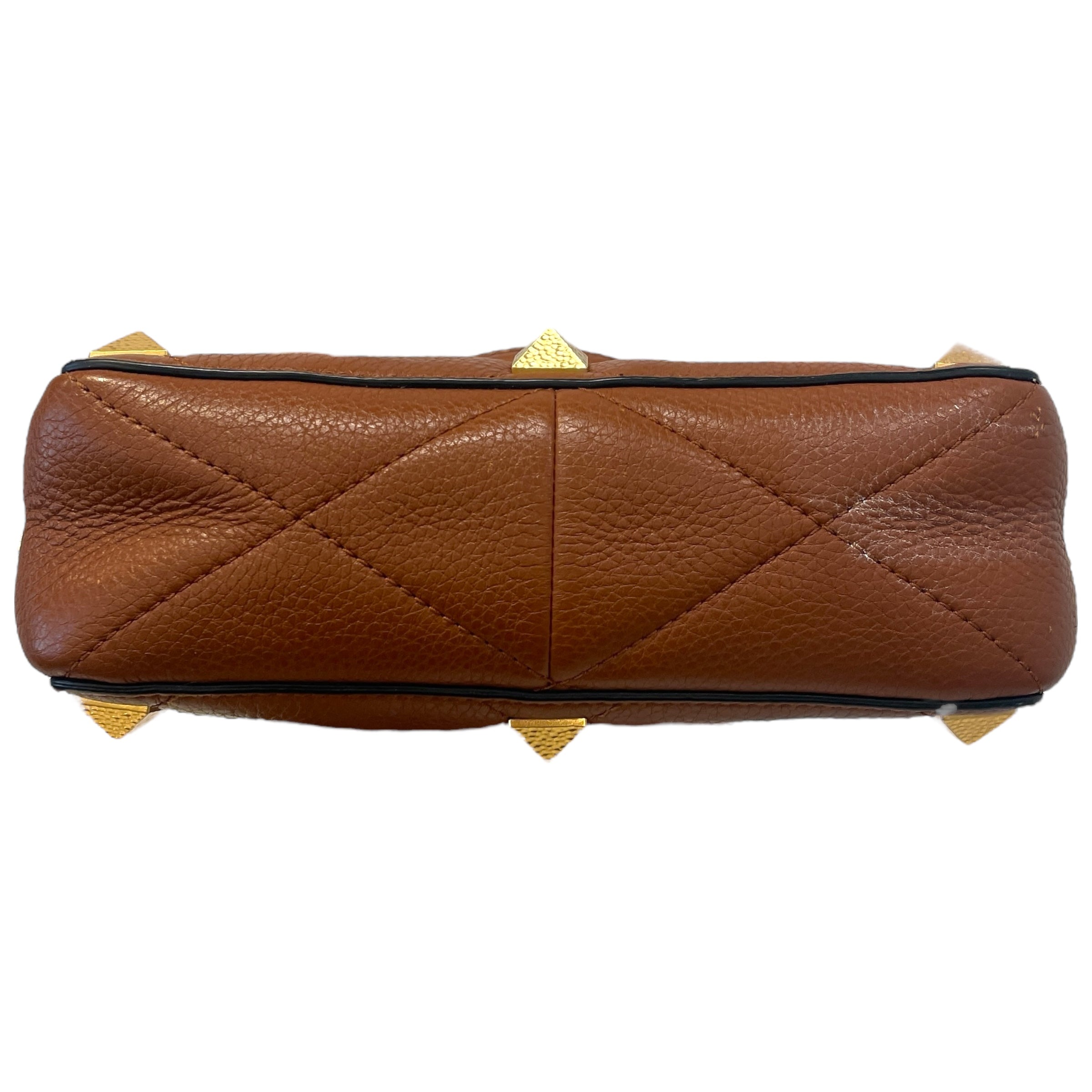 VALENTINO/Cross Body Bag/M/Leather/BRW/Grained CalfSkin view 4