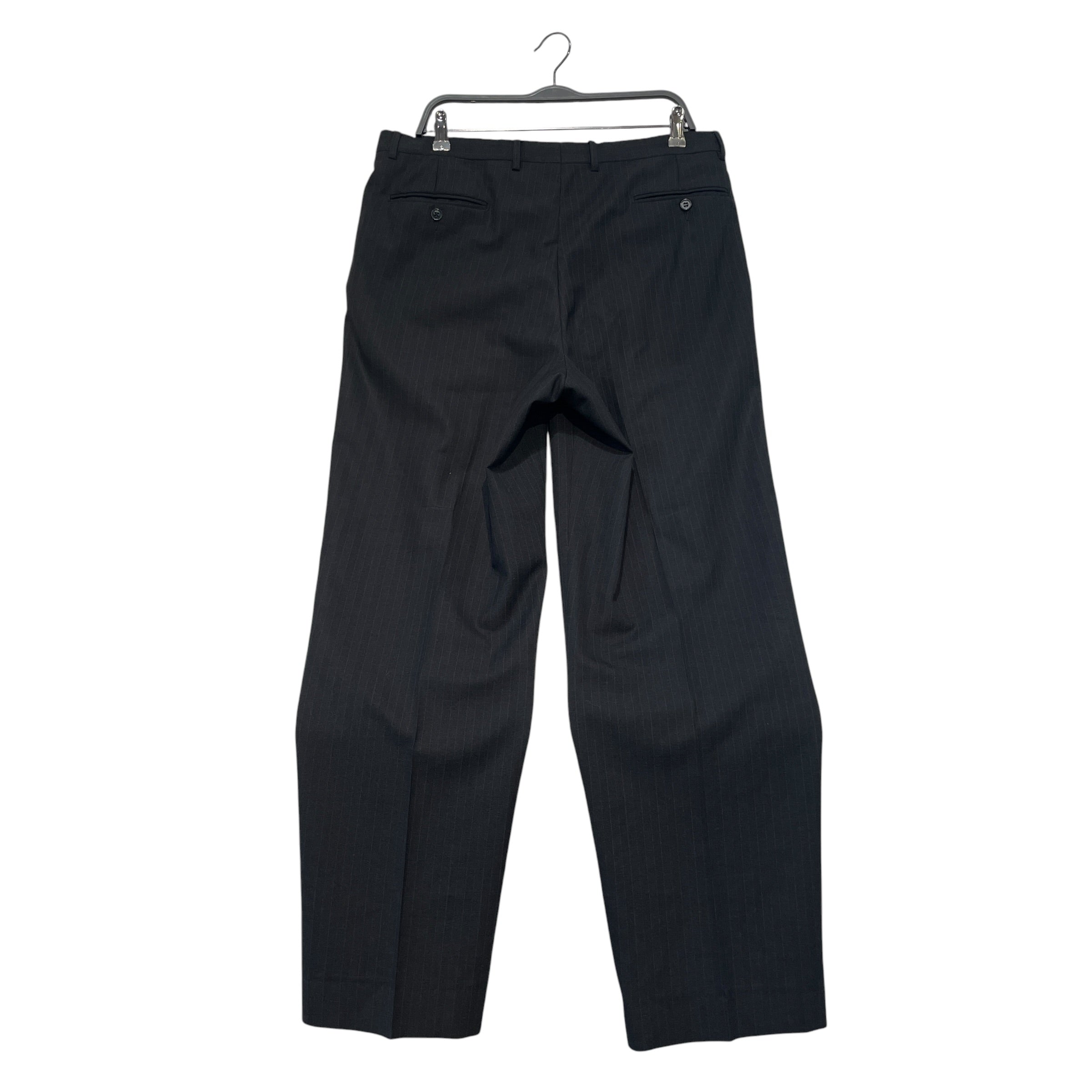YVES SAINT LAURENT/Pants/Cotton/BLK/Stripe/Pinstripe Slacks view 2