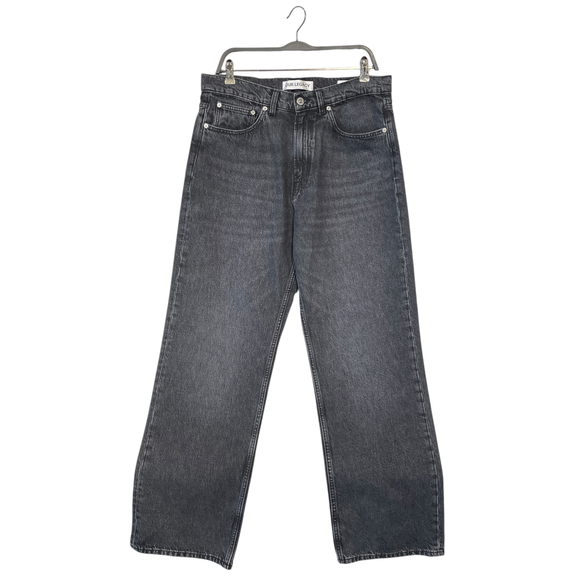 OUR LEGACY/Pants/31/Denim/BLK/THIRD CUT BLACK DENIM view 1