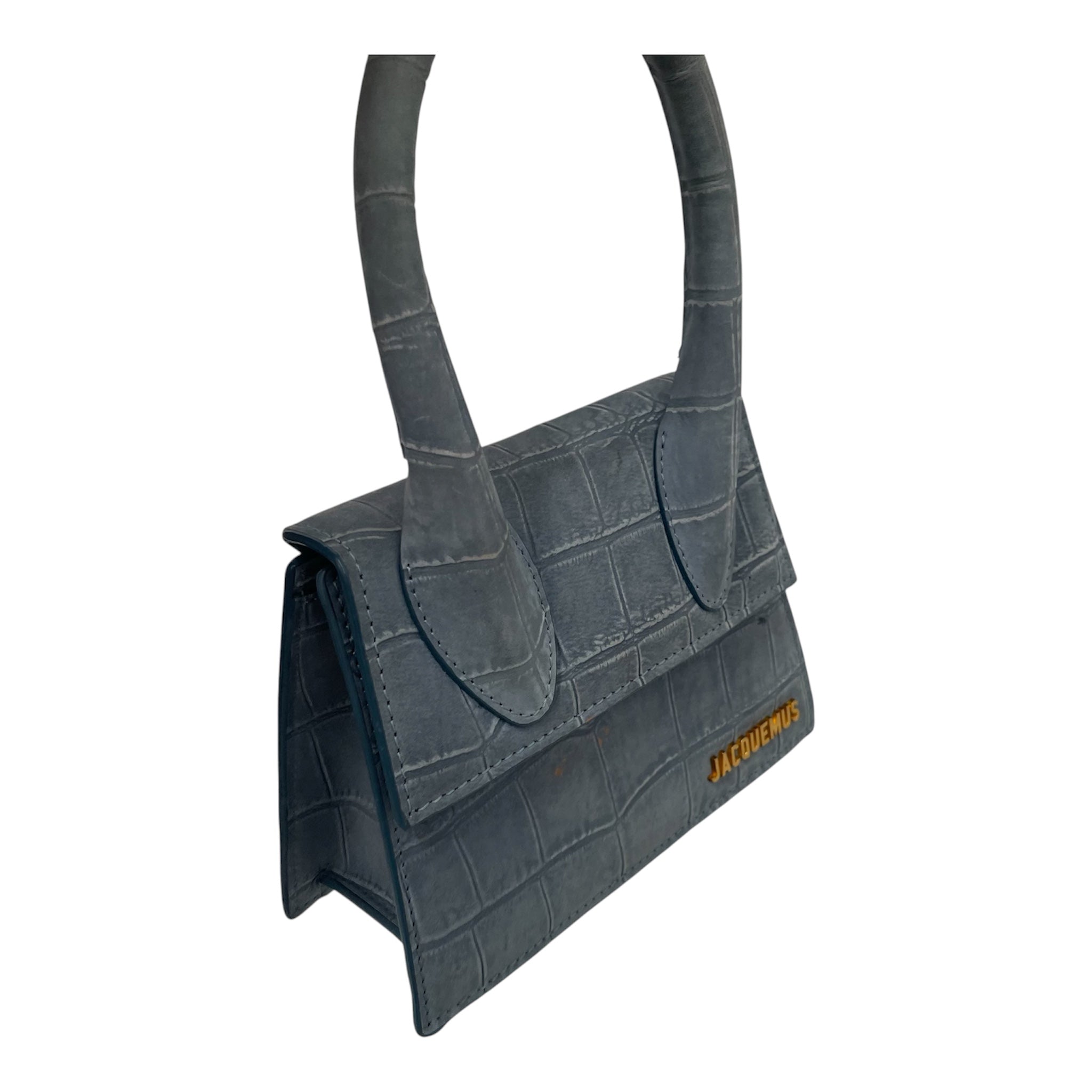 JACQUEMUS/Hand Bag/Suede/BLU/ view 5