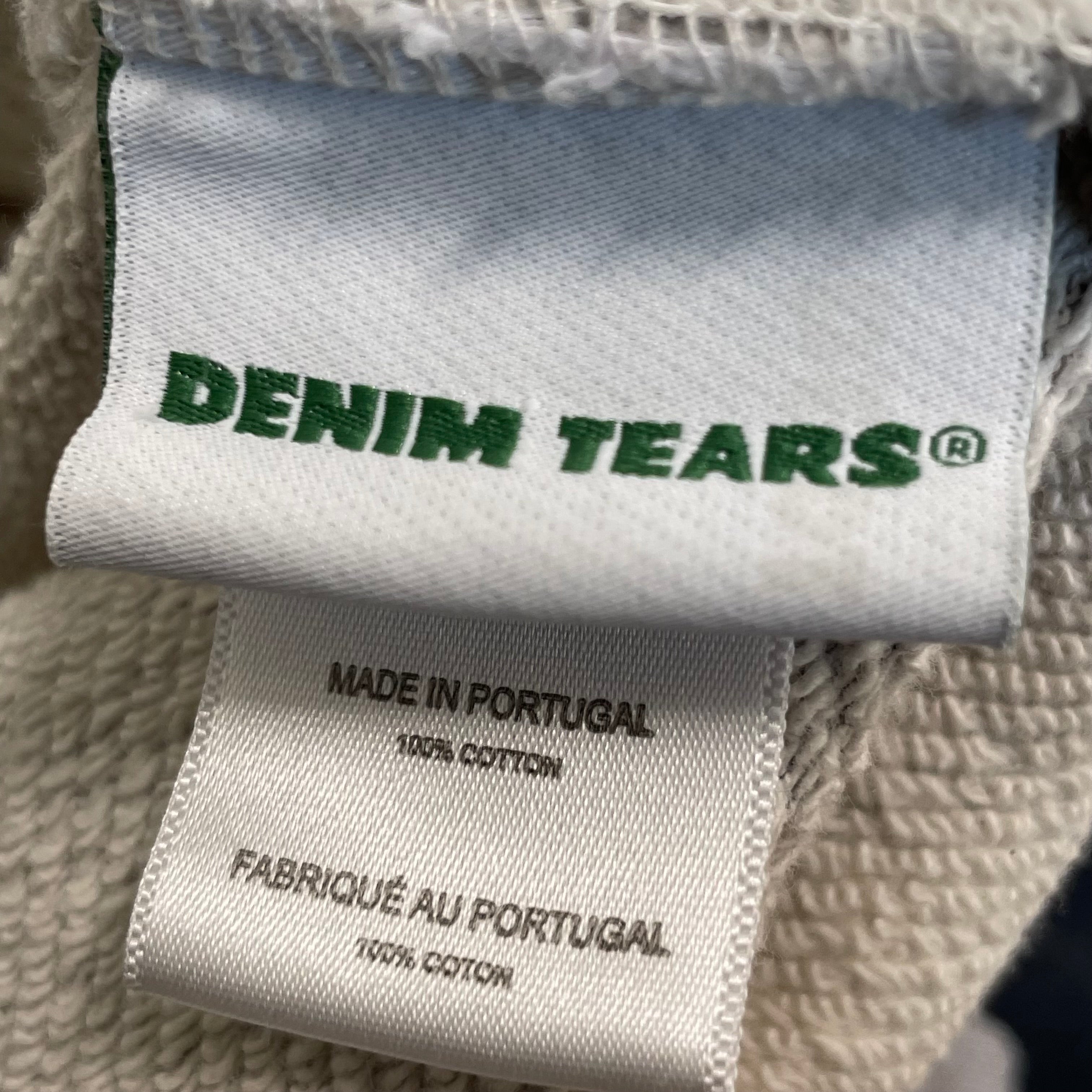 DENIM TEARS/Pants/M/Cotton/WHT/Camouflage/Cuffed White Camo Sweats view 5