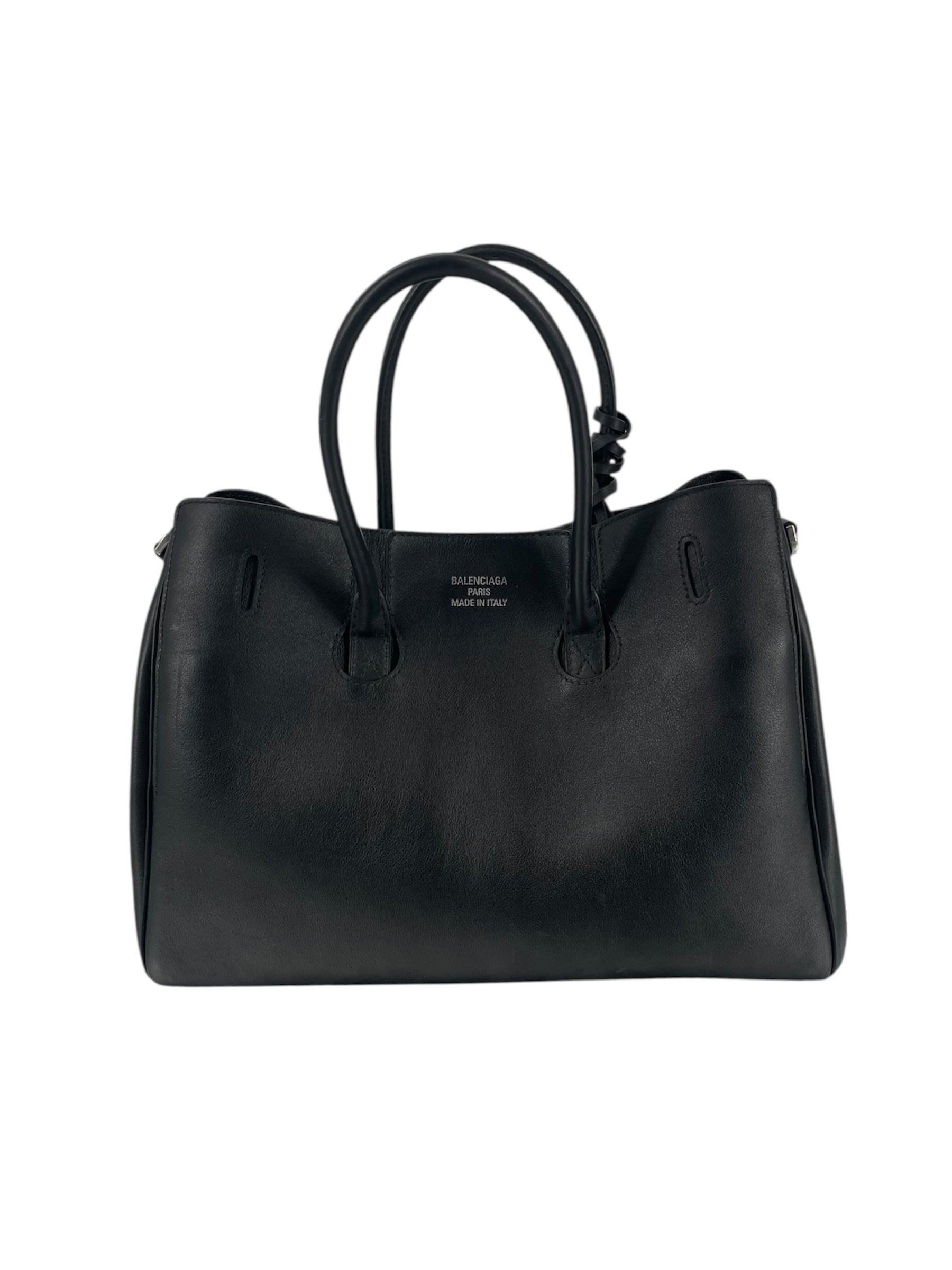 BALENCIAGA/Hand Bag/Leather hi/BLK/BEL AIR CARRY ALL view 3