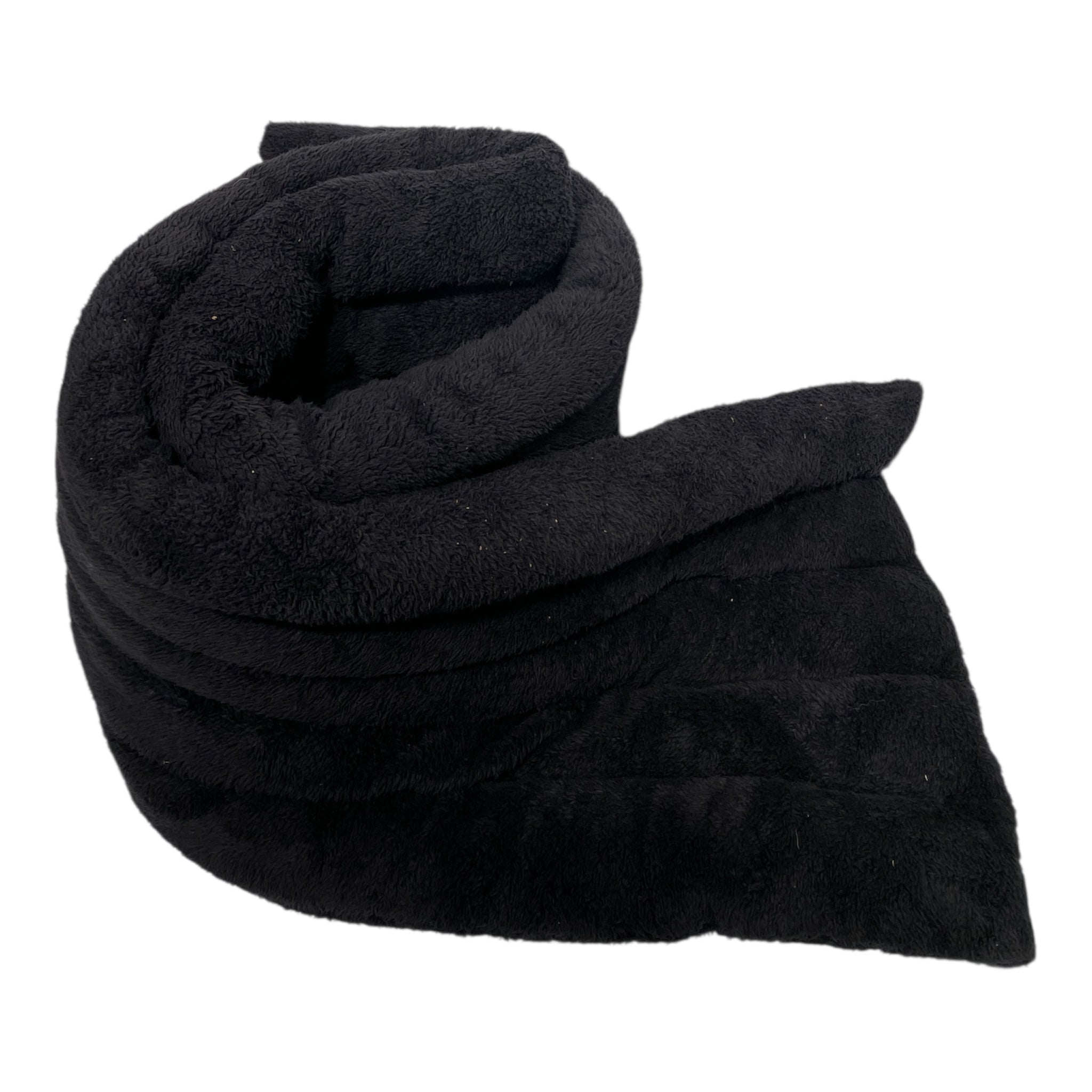 BALENCIAGA/Scarf/Cotton/BLK/BLK BALENCIAGA PUFFER SCARF view 1