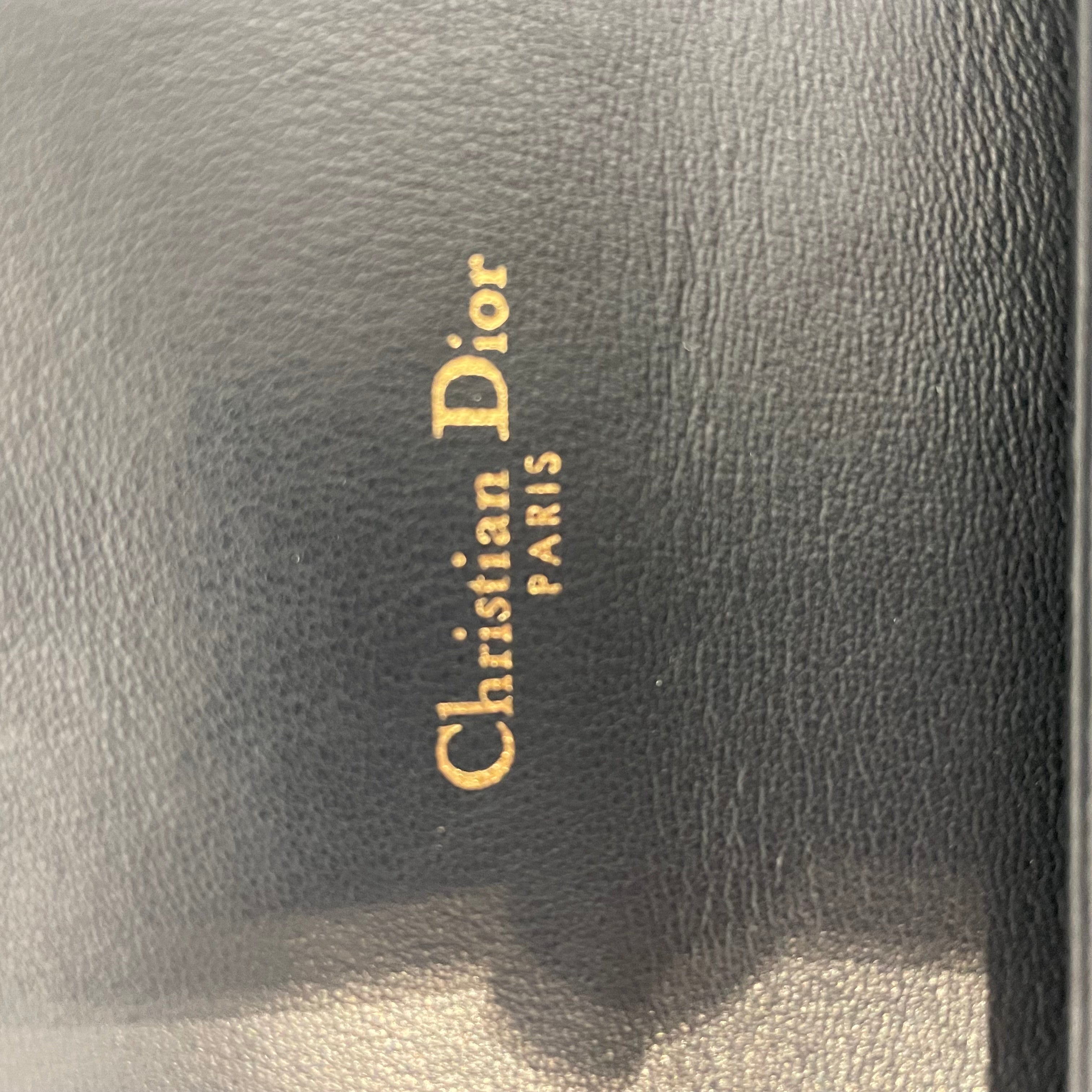 Christian Dior/Pouch/Monogram/Cotton/BLU/oblique jacquard wallet view 5
