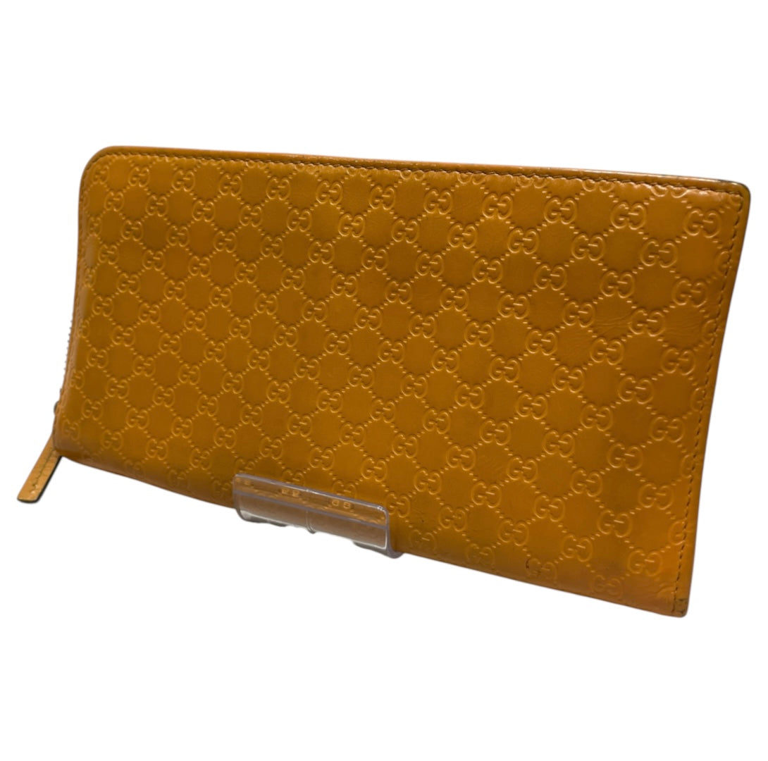 GUCCI/Long Wallet/Monogram/Leather/ORN/L's/zipper orang view 2