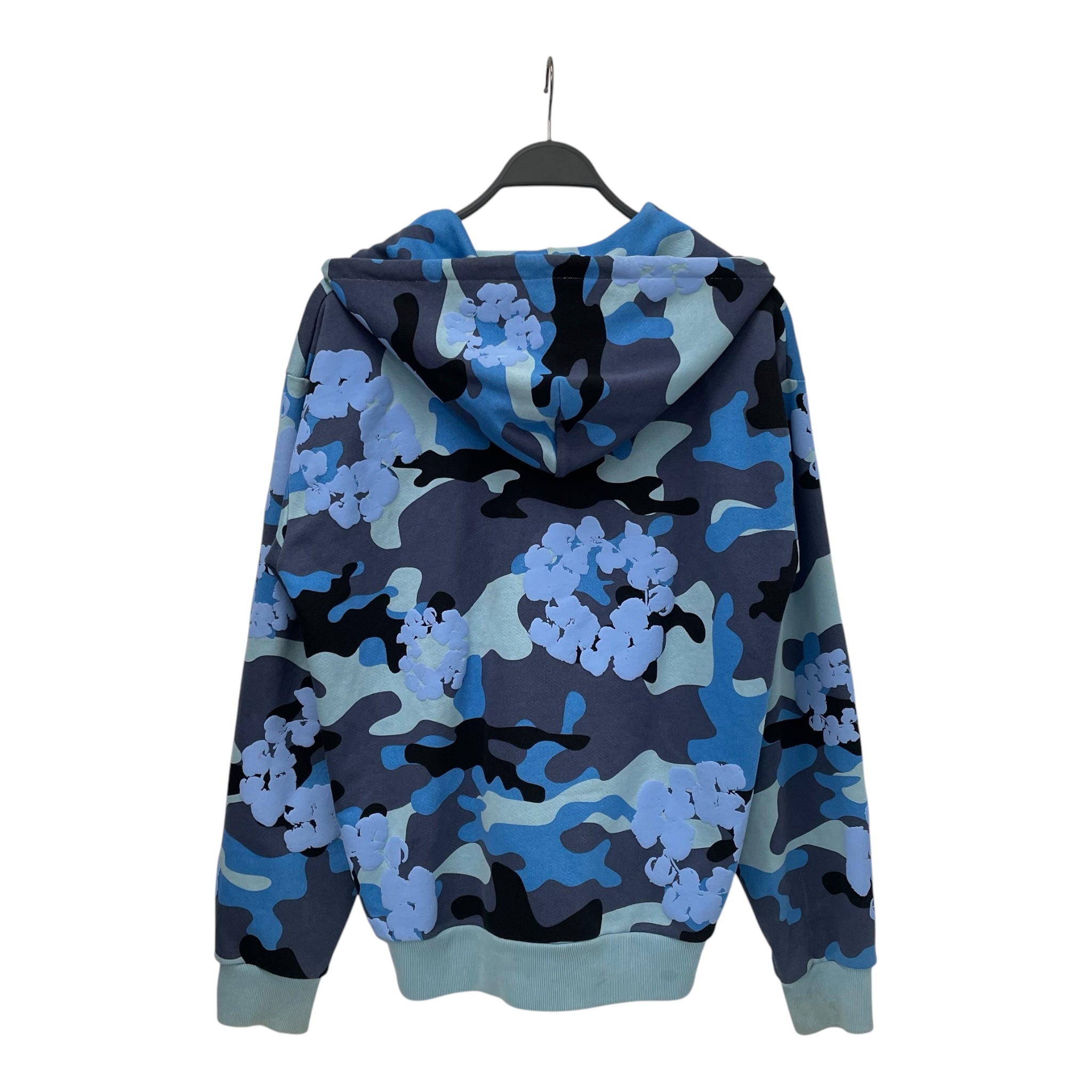 DENIM TEARS/Hoodie/M/Camouflage/Cotton/BLU/ view 2