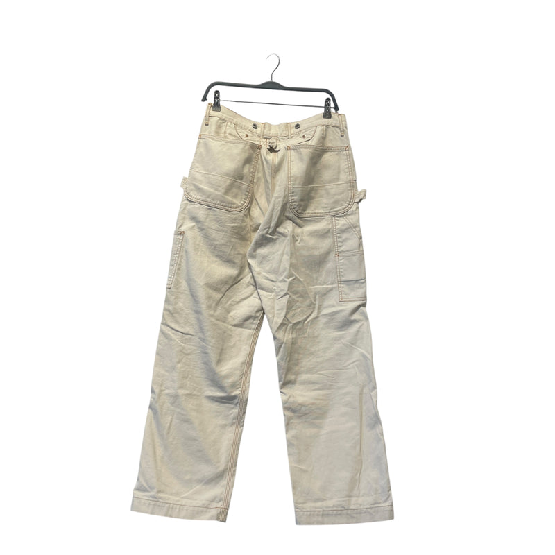 KAPITAL/Carpenter Pants/2/Cotton/CRM/CANVAS LUMBER PANTS