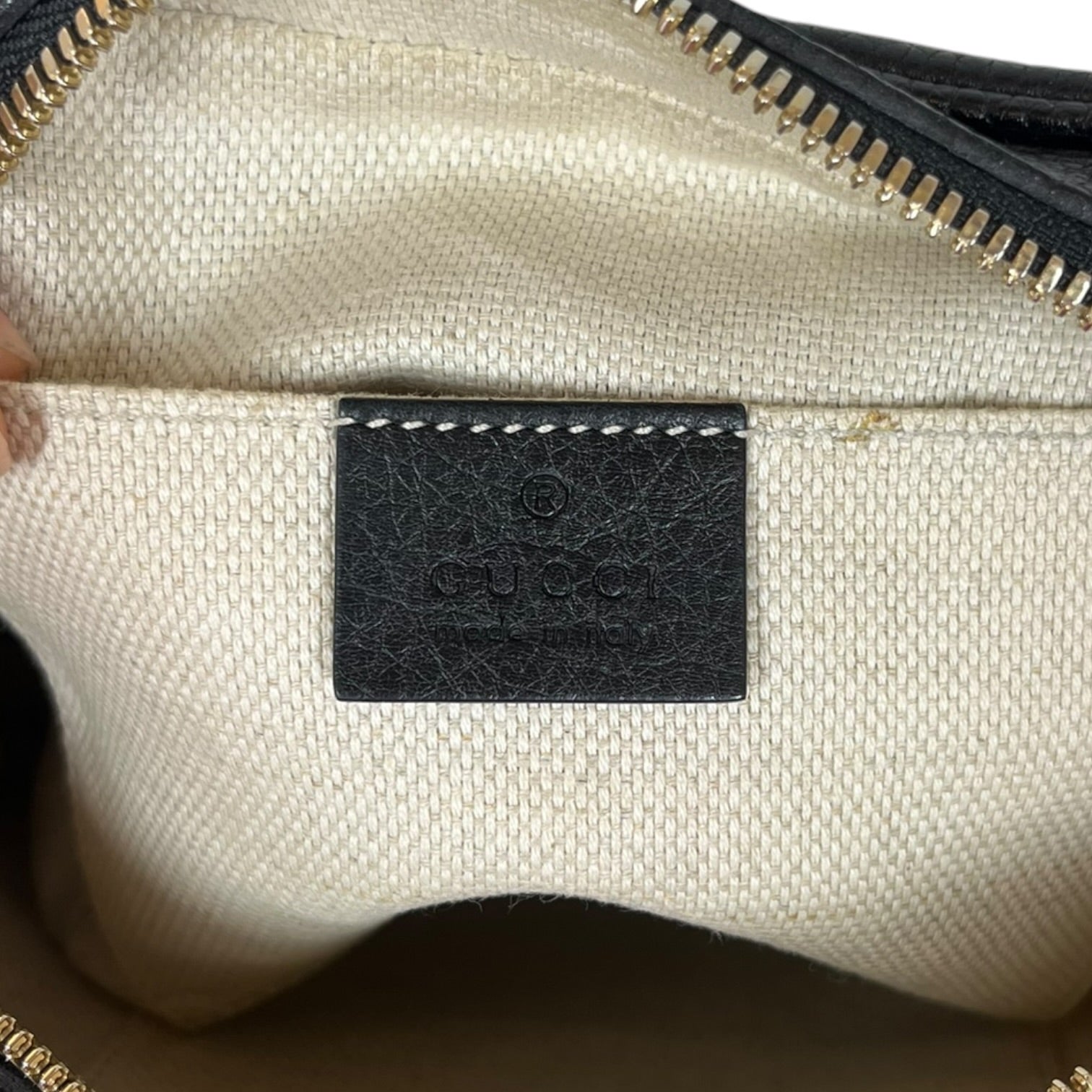 GUCCI/Cross Body Bag/Leather/BLK/SOHO DISCO BAG view 7