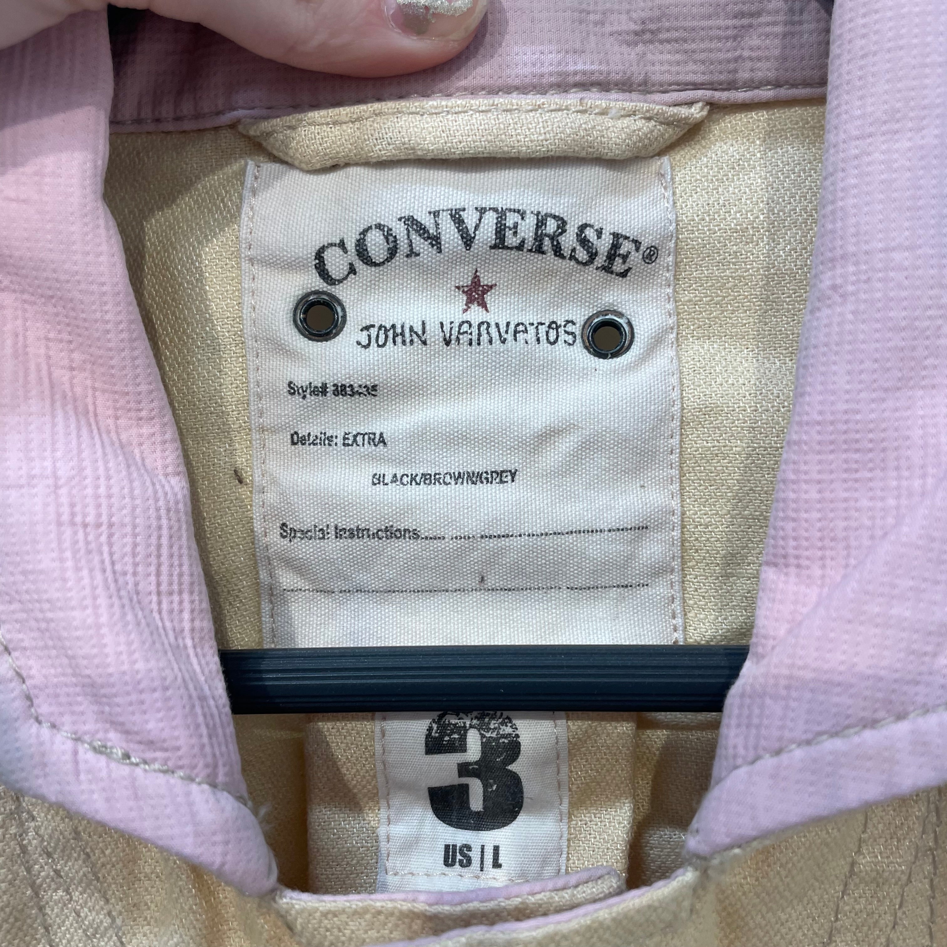 john varvatos/CONVERSE/Jacket/3/Cotton/IVO/PINK COLLAR view 3