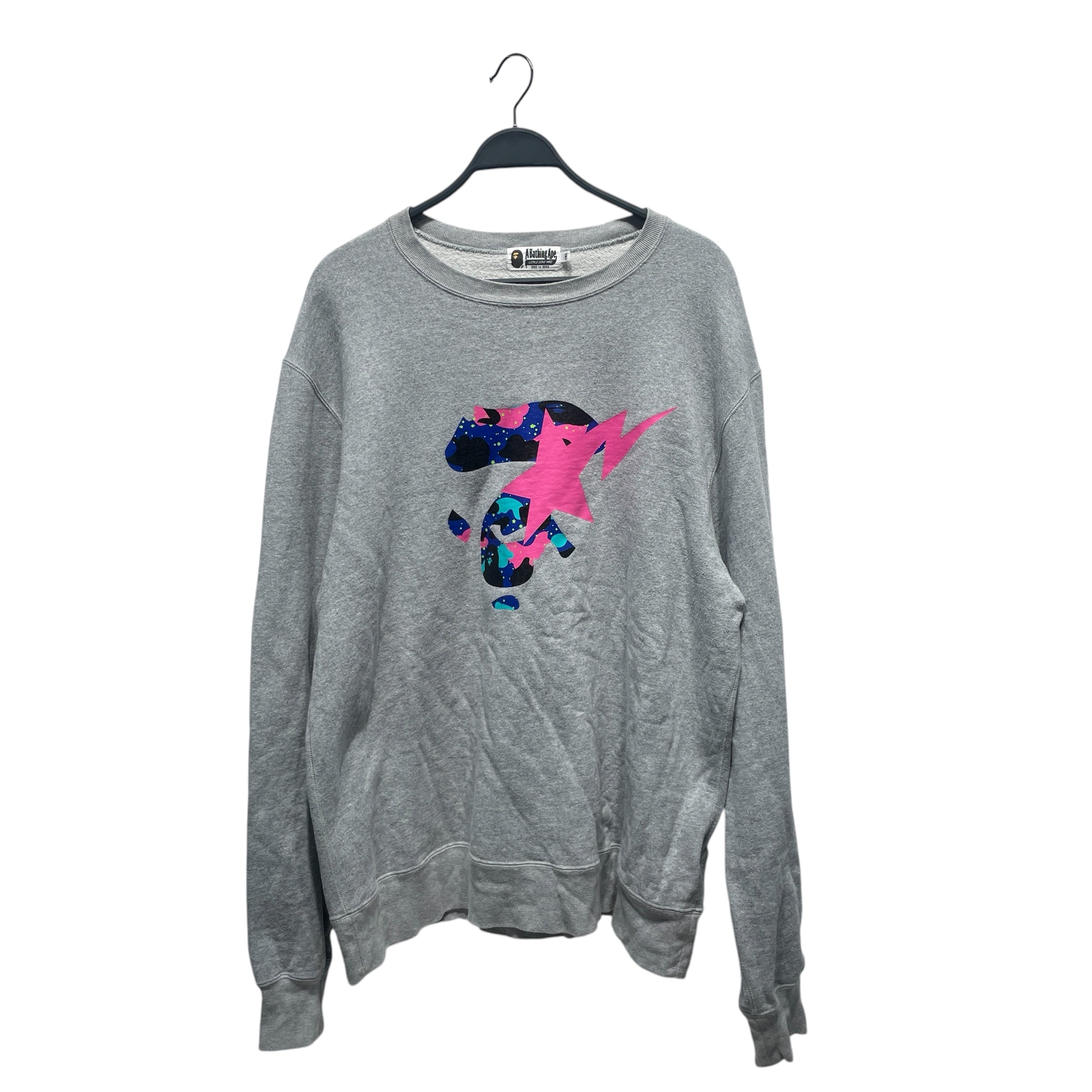 A BATHING APE/Sweater/XXXL/Cotton/GRY/CUDI view 1